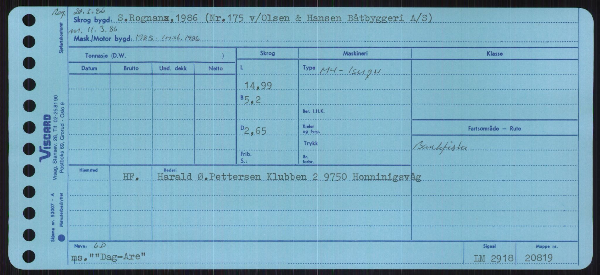 Sjøfartsdirektoratet med forløpere, Skipsmålingen, RA/S-1627/H/Ha/L0001/0002: Fartøy, A-Eig / Fartøy Bjør-Eig, p. 743