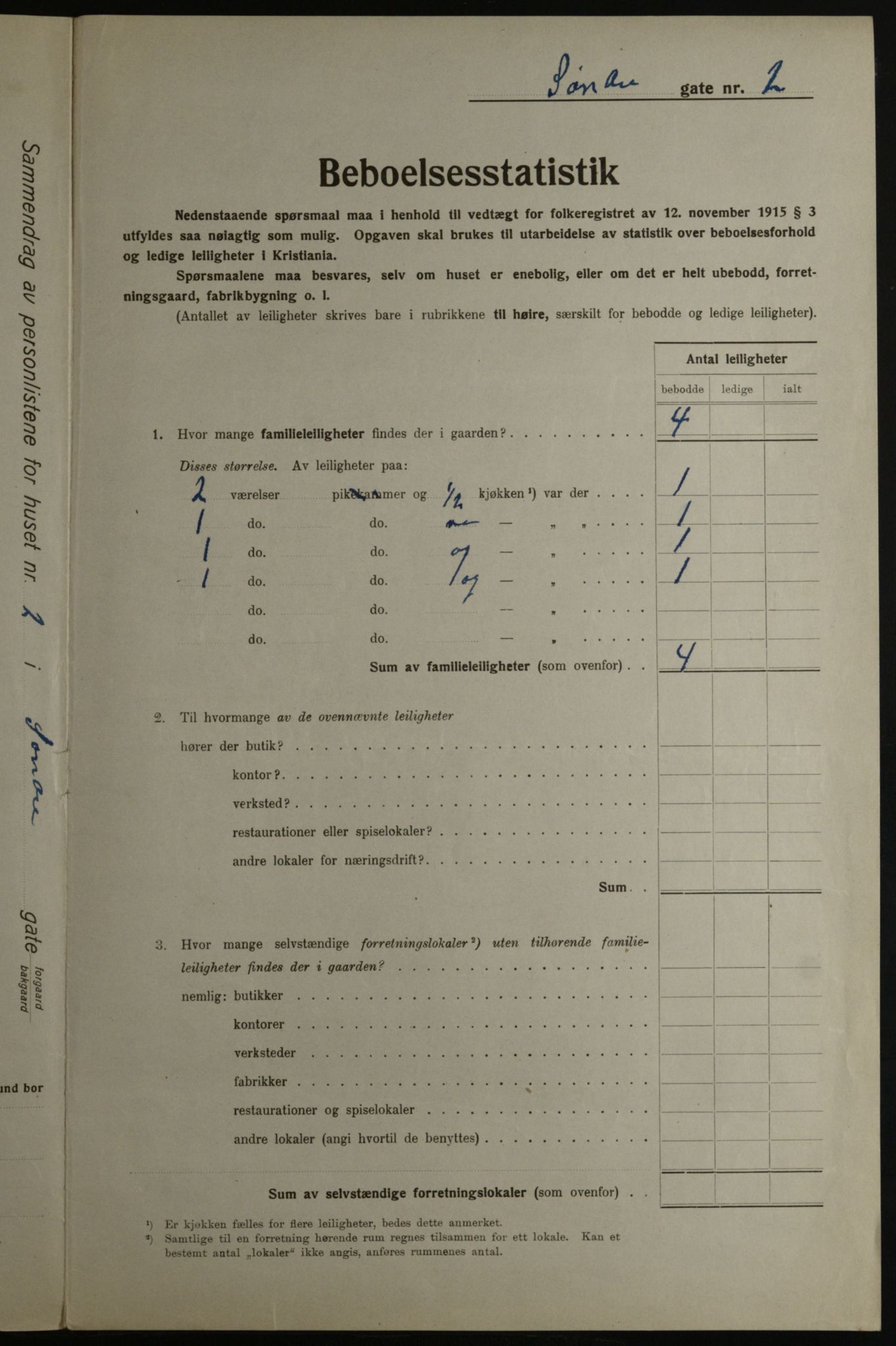 OBA, Municipal Census 1923 for Kristiania, 1923, p. 117736