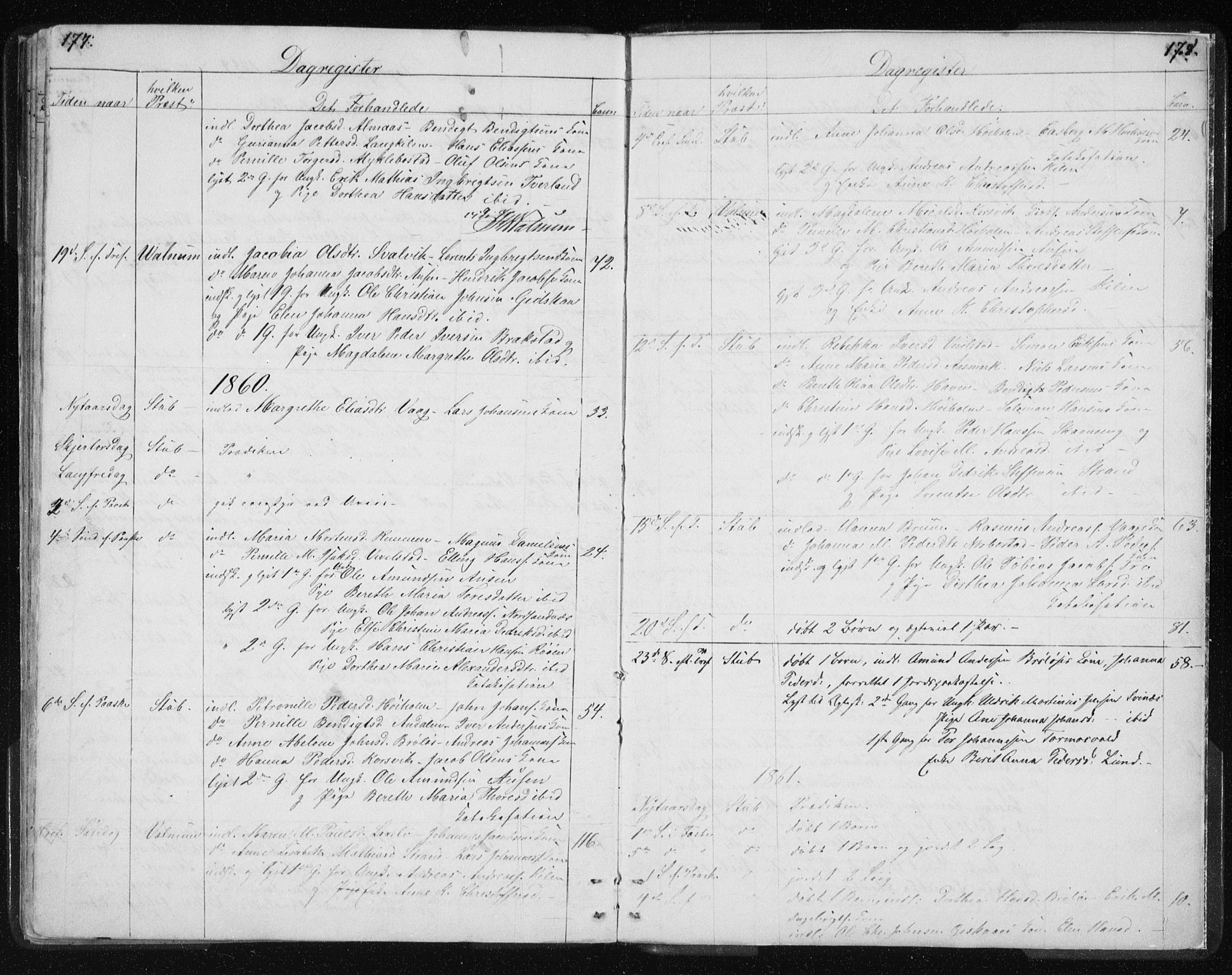 Ministerialprotokoller, klokkerbøker og fødselsregistre - Nordland, AV/SAT-A-1459/819/L0275: Parish register (copy) no. 819C01, 1841-1868, p. 177-178