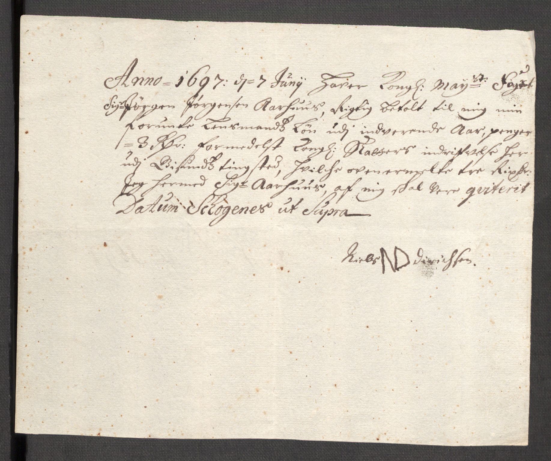 Rentekammeret inntil 1814, Reviderte regnskaper, Fogderegnskap, AV/RA-EA-4092/R68/L4754: Fogderegnskap Senja og Troms, 1697-1699, p. 76