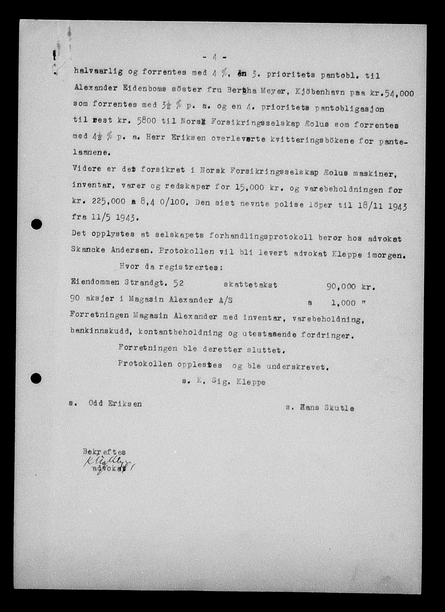 Justisdepartementet, Tilbakeføringskontoret for inndratte formuer, AV/RA-S-1564/H/Hc/Hcd/L0994: --, 1945-1947, p. 89