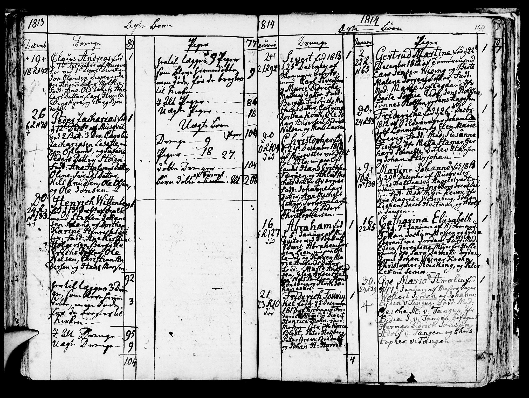 Korskirken sokneprestembete, AV/SAB-A-76101/H/Haa/L0006: Parish register (official) no. A 6, 1790-1820, p. 169