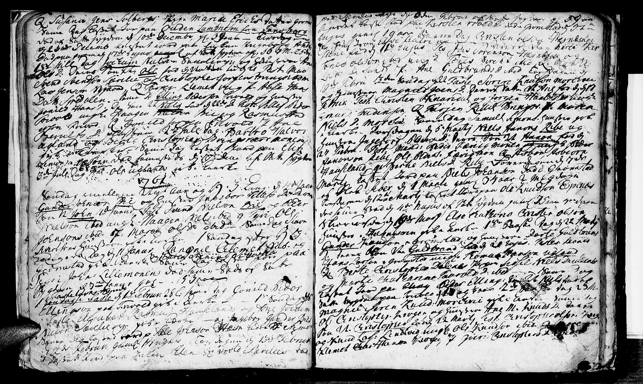 Fjære sokneprestkontor, AV/SAK-1111-0011/F/Fb/L0003: Parish register (copy) no. B 3, 1758-1765, p. 20-21