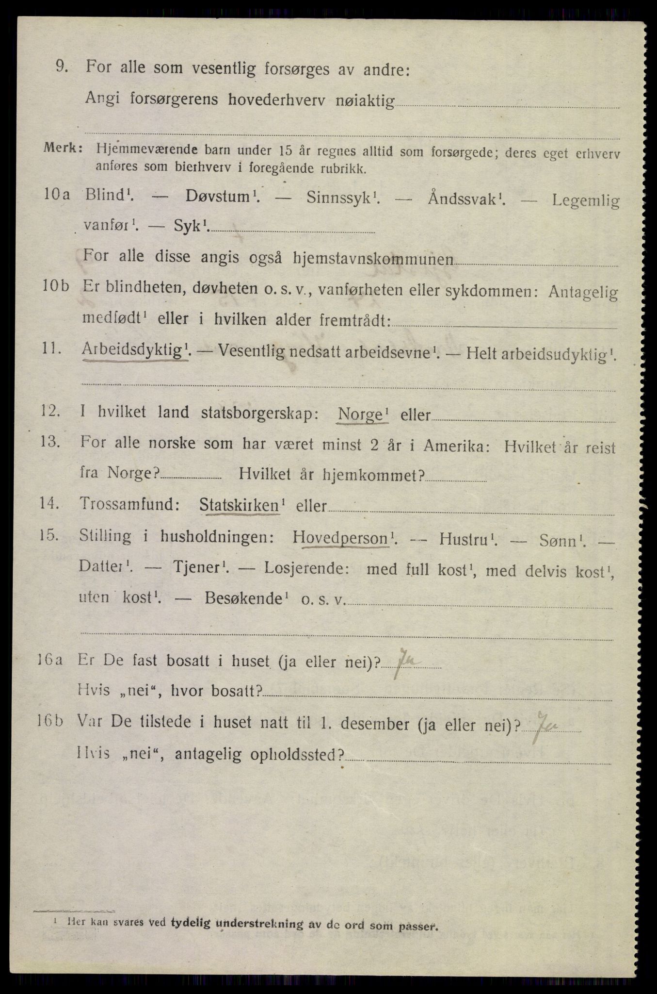 SAST, 1920 census for Gjesdal, 1920, p. 4563