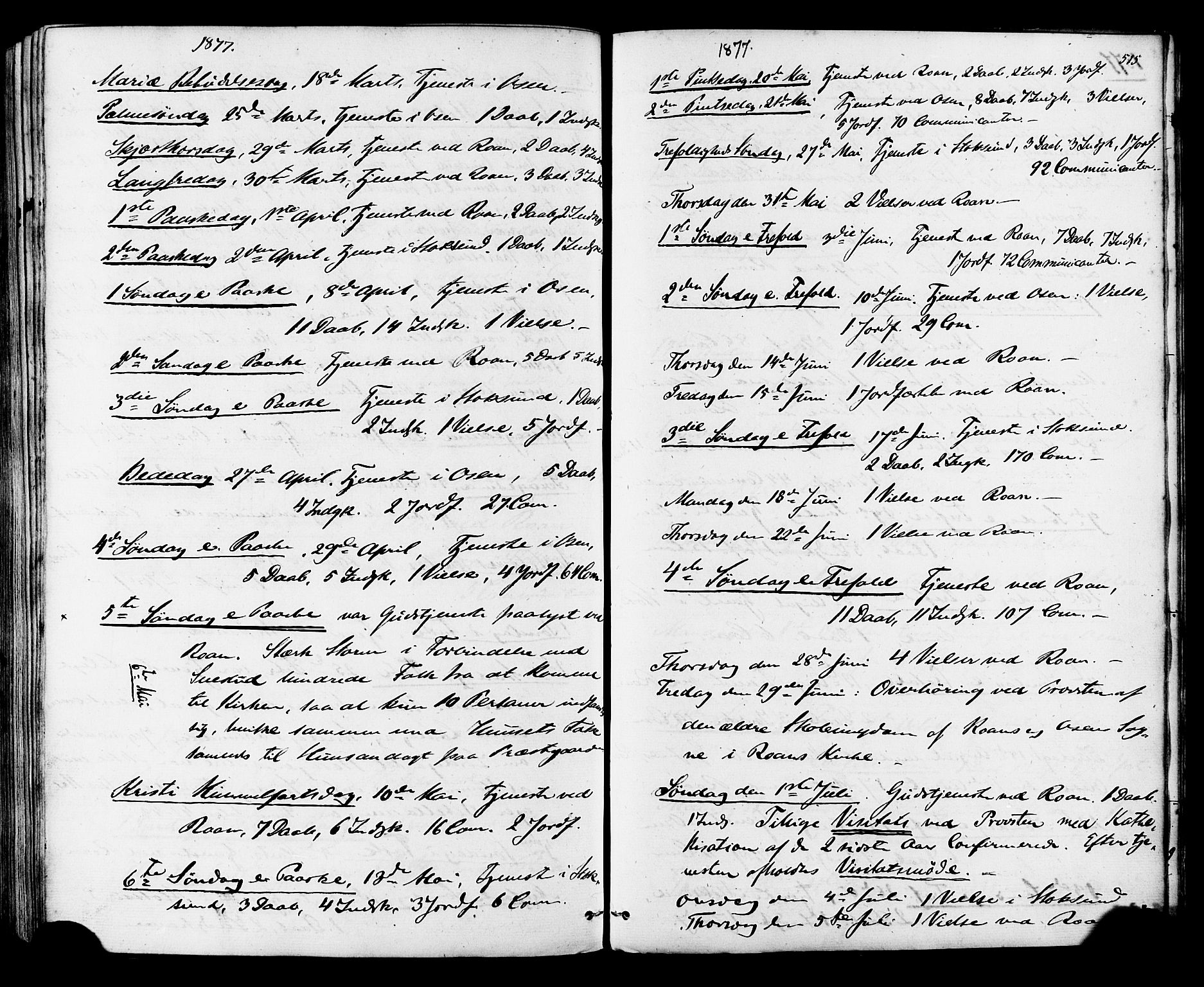 Ministerialprotokoller, klokkerbøker og fødselsregistre - Sør-Trøndelag, SAT/A-1456/657/L0706: Parish register (official) no. 657A07, 1867-1878, p. 515