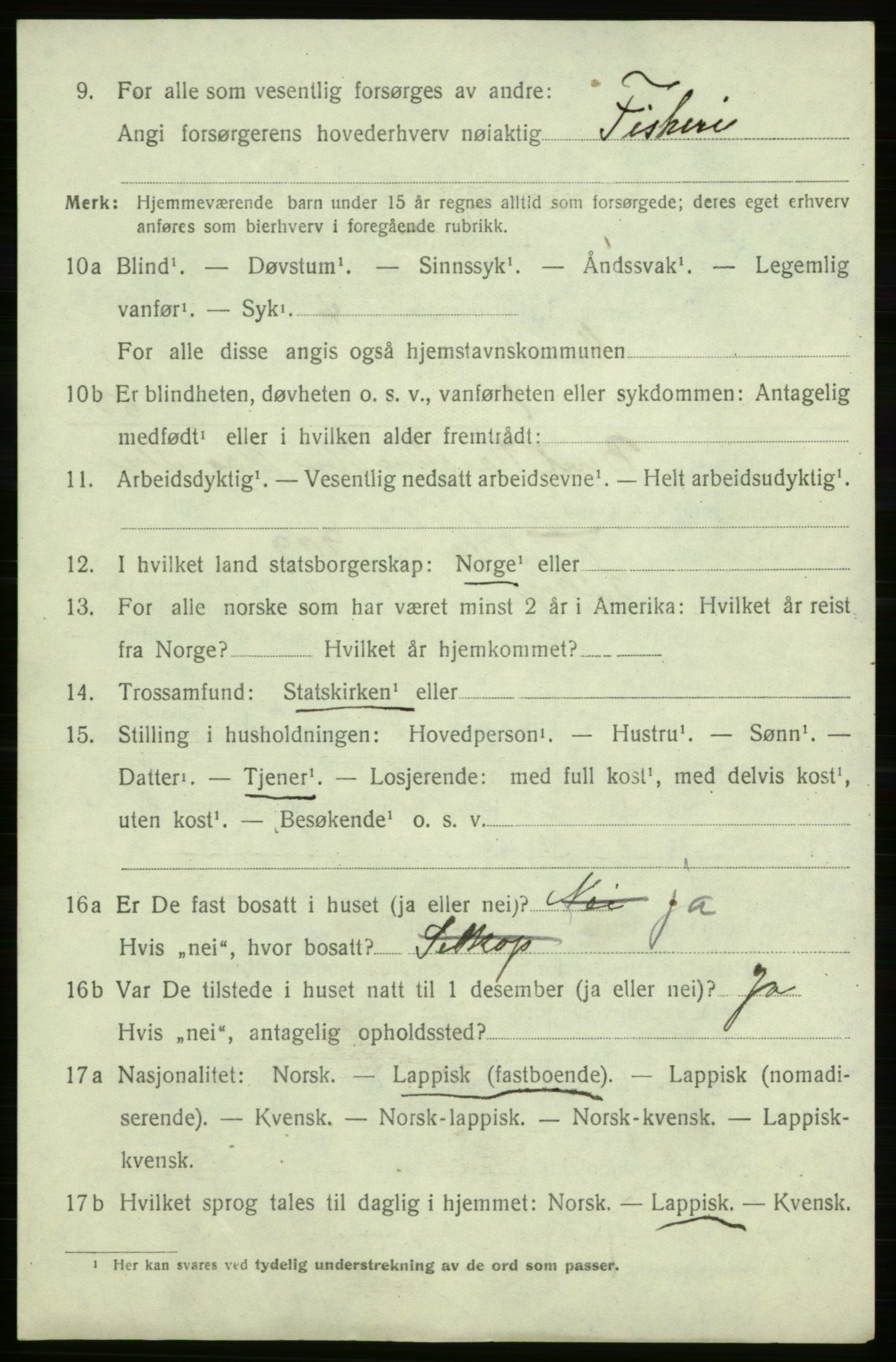 SATØ, 1920 census for Måsøy, 1920, p. 4719