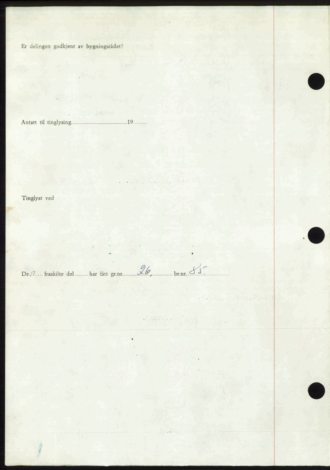 Romsdal sorenskriveri, AV/SAT-A-4149/1/2/2C: Mortgage book no. A30, 1949-1949, Diary no: : 2274/1949