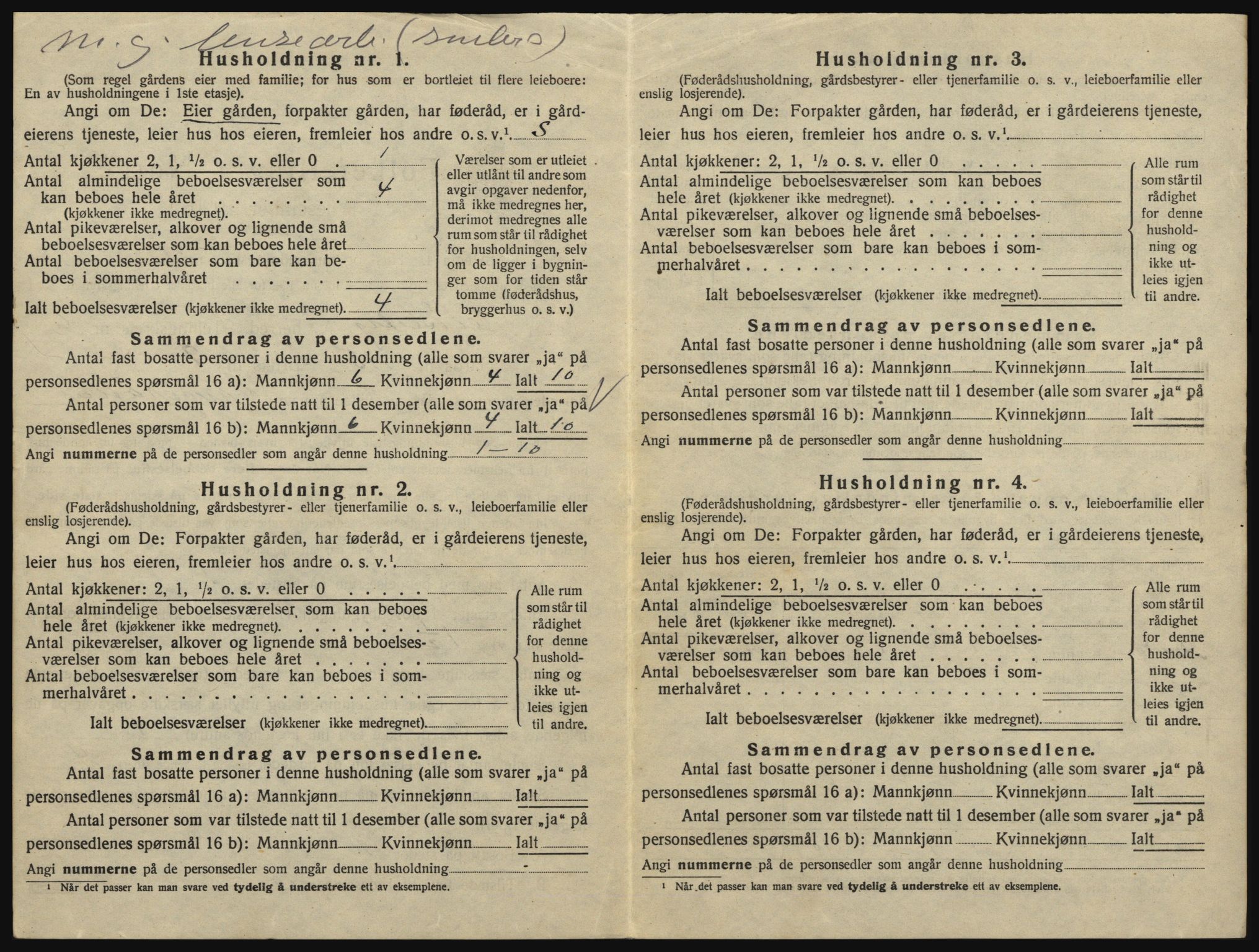 SAO, 1920 census for Eidsberg, 1920, p. 986