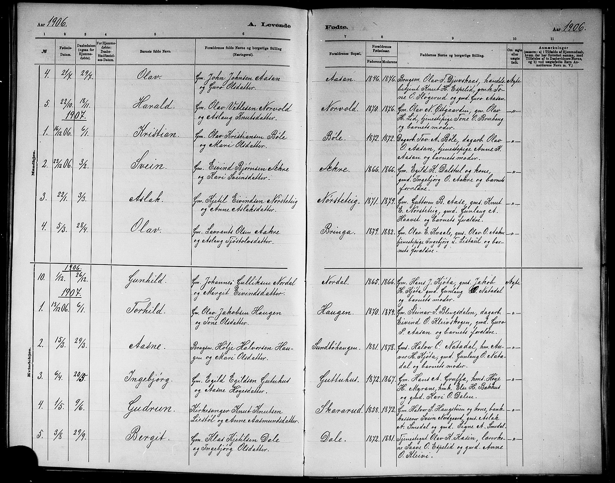 Seljord kirkebøker, SAKO/A-20/G/Gb/L0004: Parish register (copy) no. II 4, 1885-1921