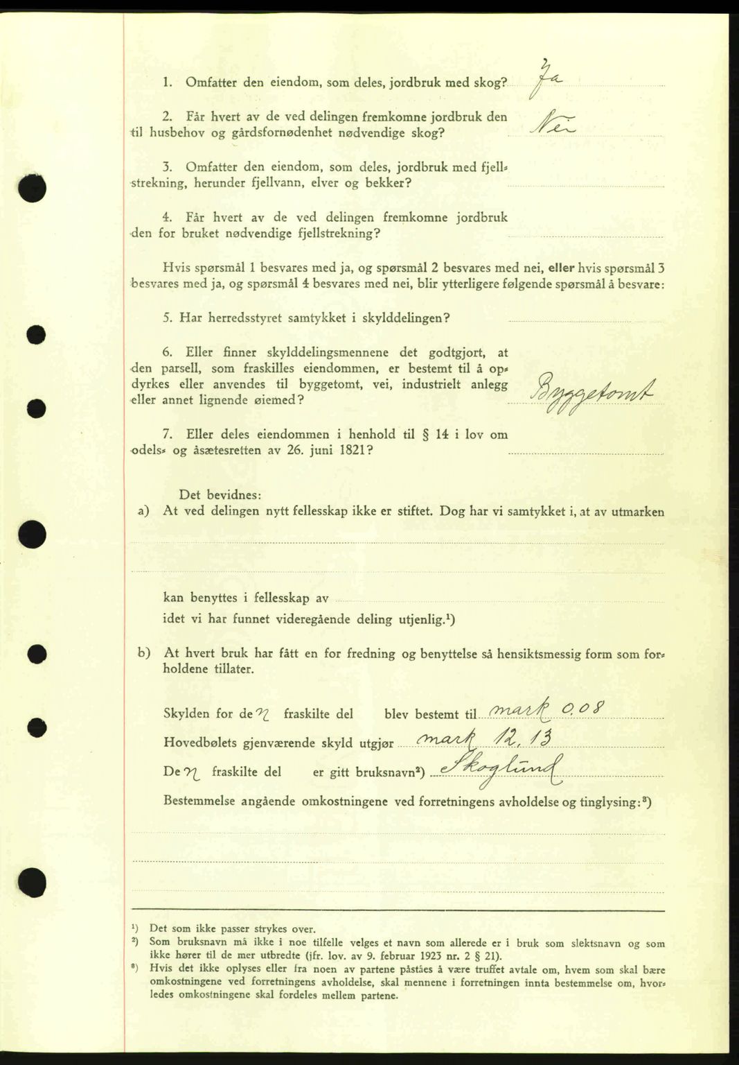 Moss sorenskriveri, SAO/A-10168: Mortgage book no. A9, 1941-1942, Diary no: : 993/1942