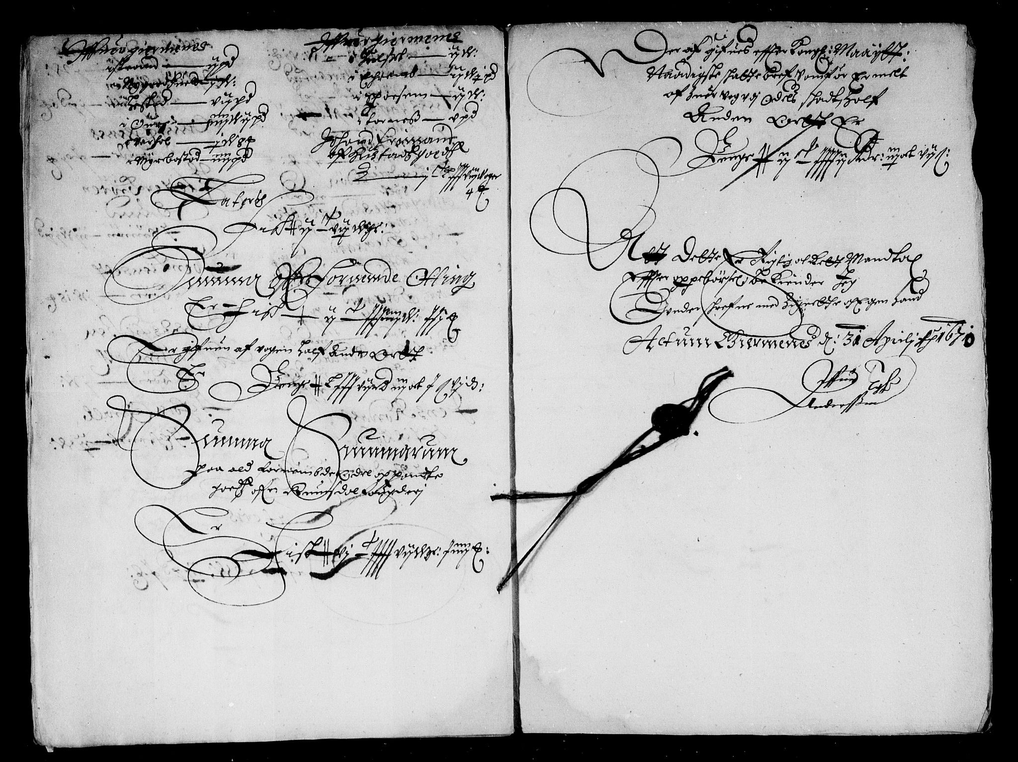 Rentekammeret inntil 1814, Reviderte regnskaper, Stiftamtstueregnskaper, Trondheim stiftamt og Nordland amt, AV/RA-EA-6044/R/Rd/L0031: Trondheim stiftamt, 1670