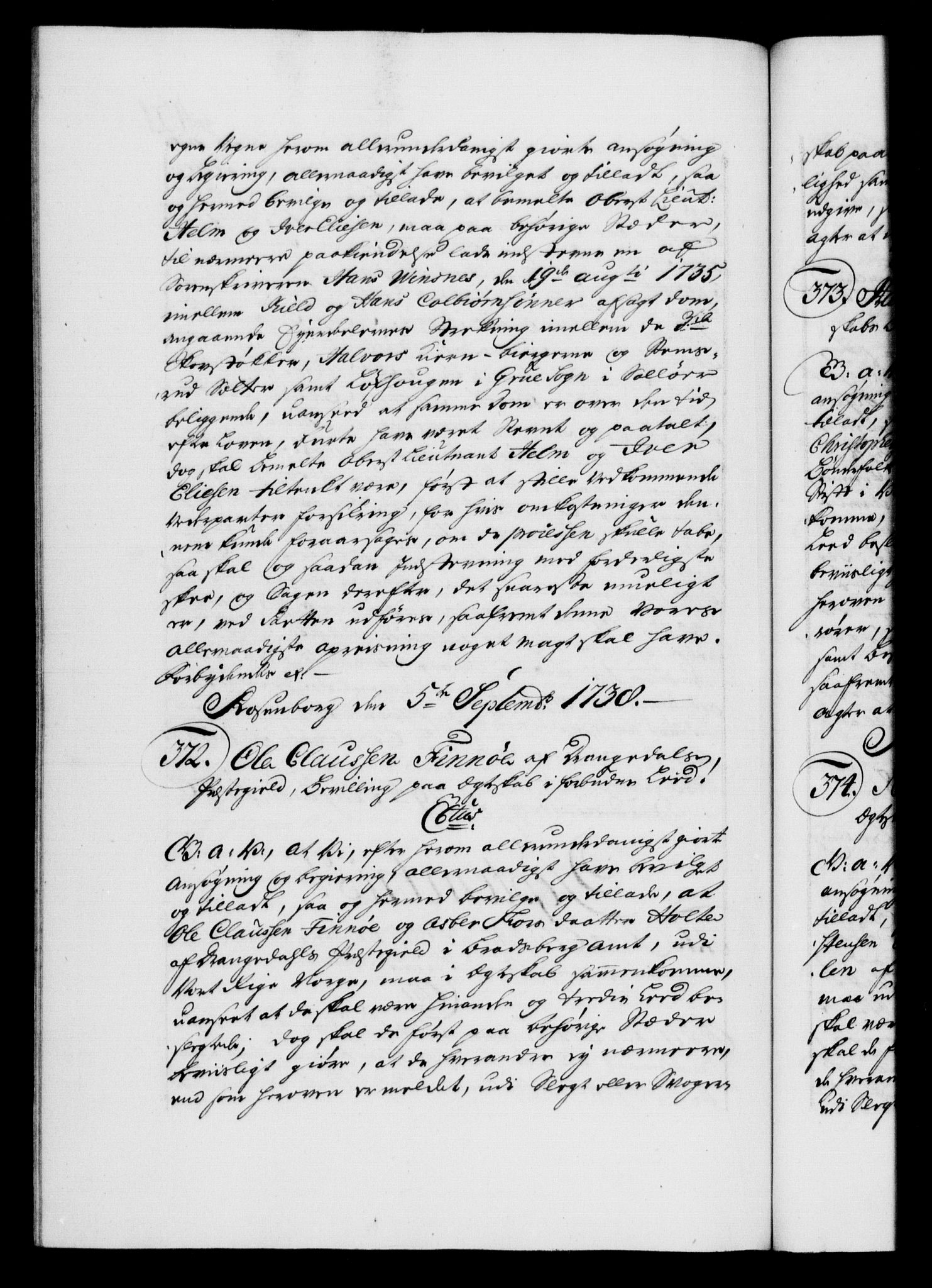 Danske Kanselli 1572-1799, RA/EA-3023/F/Fc/Fca/Fcaa/L0030: Norske registre, 1737-1738, p. 471b