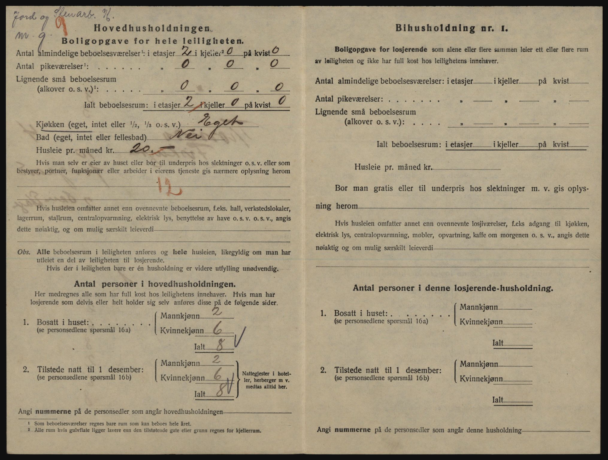 SATØ, 1920 census for Tromsø, 1920, p. 3610