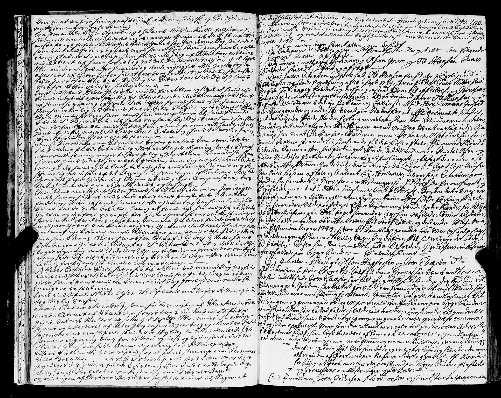Helgeland sorenskriveri, AV/SAT-A-0004/1/1A/L0012: Tingbok 12B, 1743-1745, p. 289b-290a