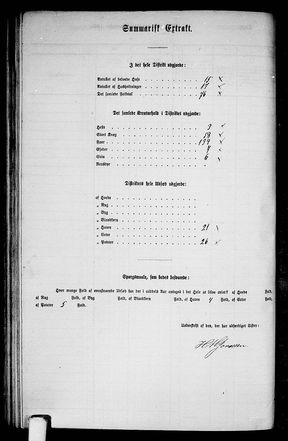 RA, 1865 census for Stord, 1865, p. 82