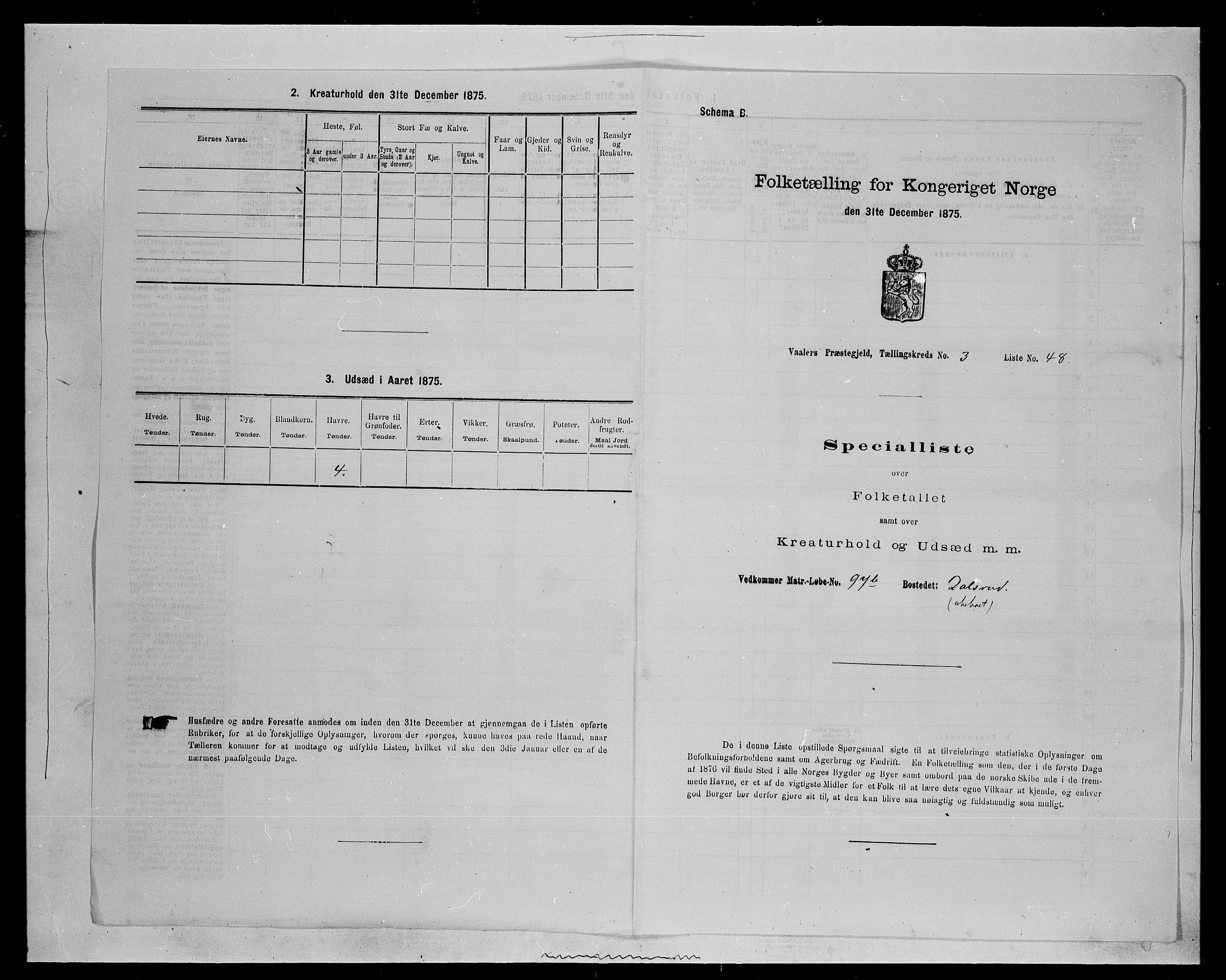 SAH, 1875 census for 0426P Våler parish (Hedmark), 1875, p. 489