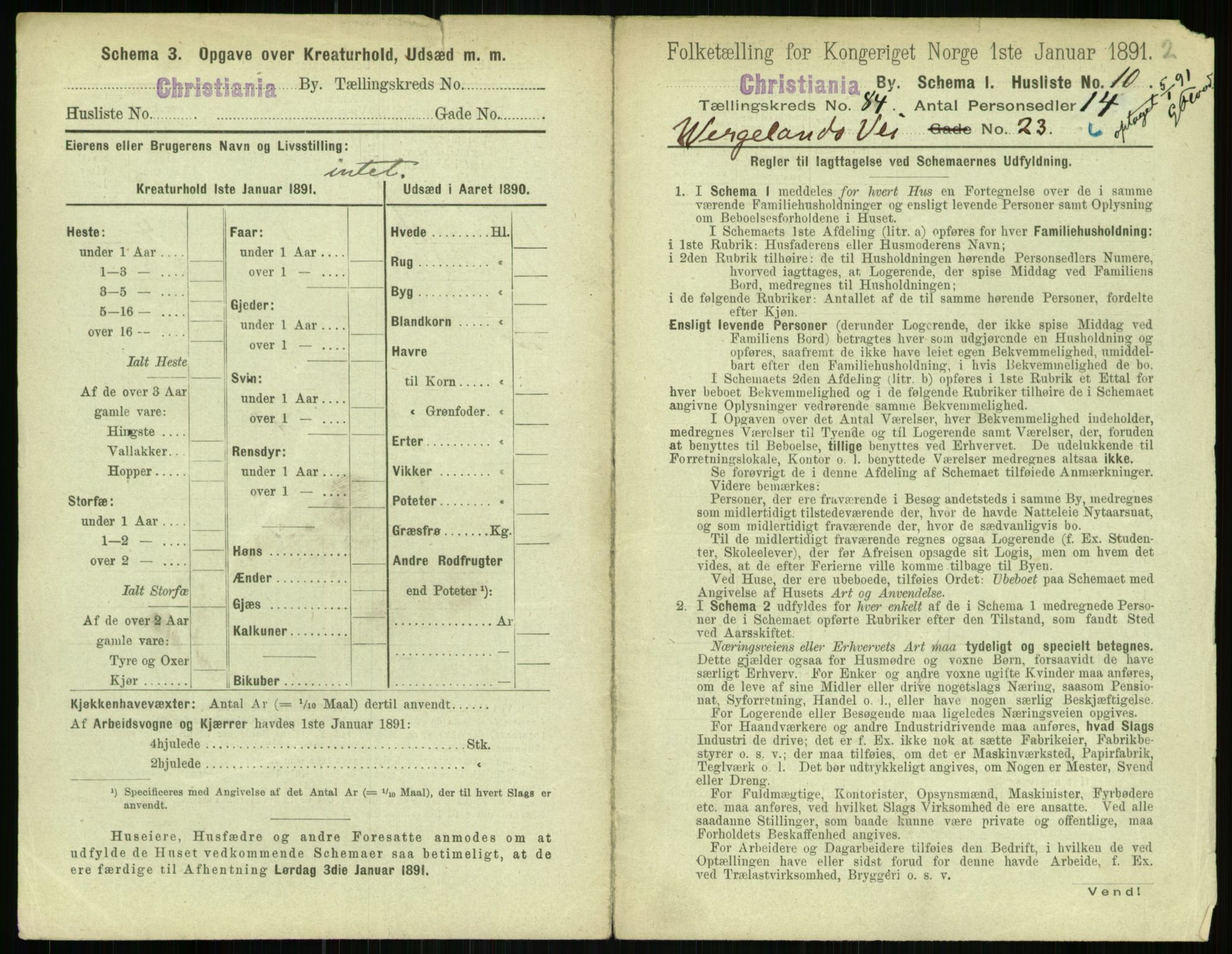 RA, 1891 census for 0301 Kristiania, 1891, p. 42459