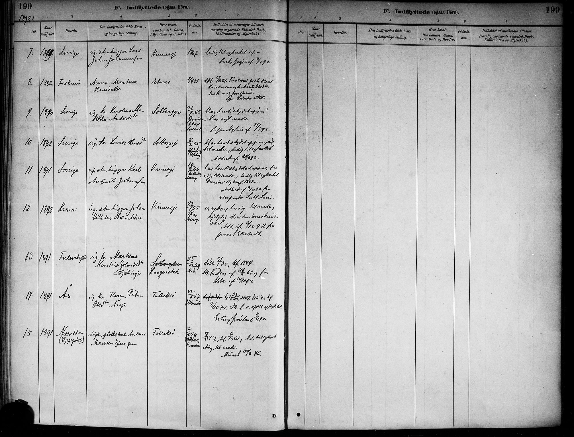 Nedre Eiker kirkebøker, SAKO/A-612/F/Fa/L0003: Parish register (official) no. 3, 1885-1892, p. 199