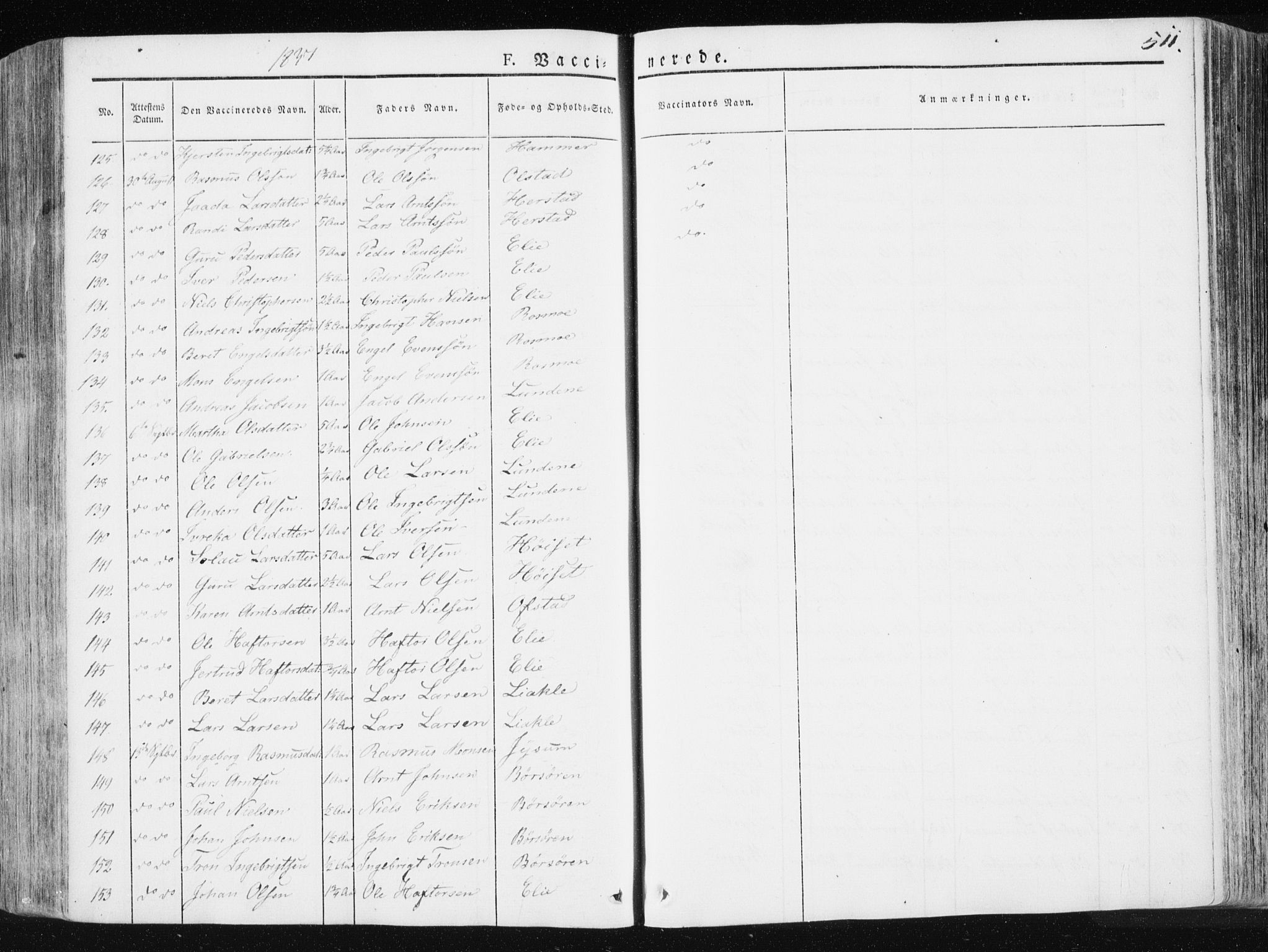 Ministerialprotokoller, klokkerbøker og fødselsregistre - Sør-Trøndelag, AV/SAT-A-1456/665/L0771: Parish register (official) no. 665A06, 1830-1856, p. 511