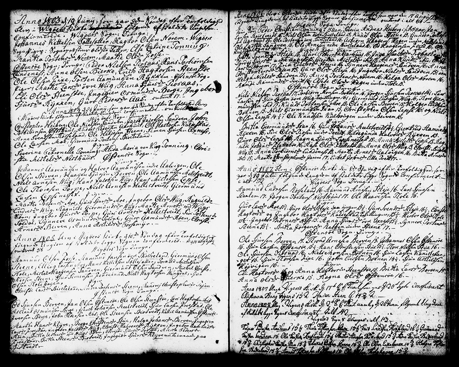 Kvam sokneprestembete, SAB/A-76201/H/Haa: Parish register (official) no. A 5, 1796-1832, p. 212