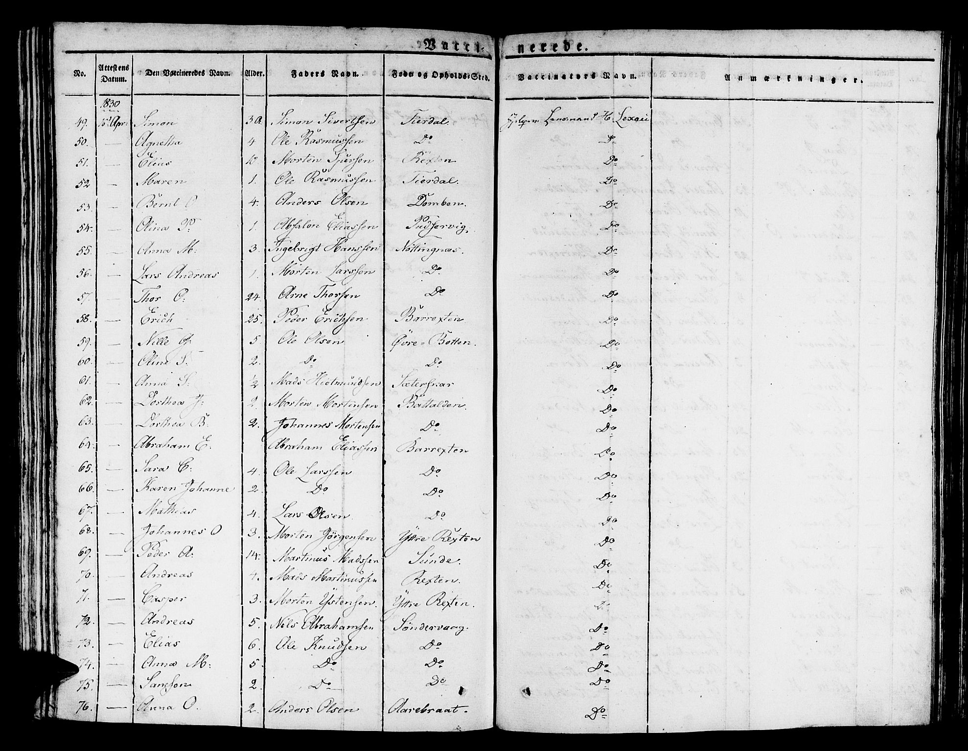 Kinn sokneprestembete, AV/SAB-A-80801/H/Haa/Haaa/L0004/0002: Parish register (official) no. A 4II, 1822-1840, p. 18