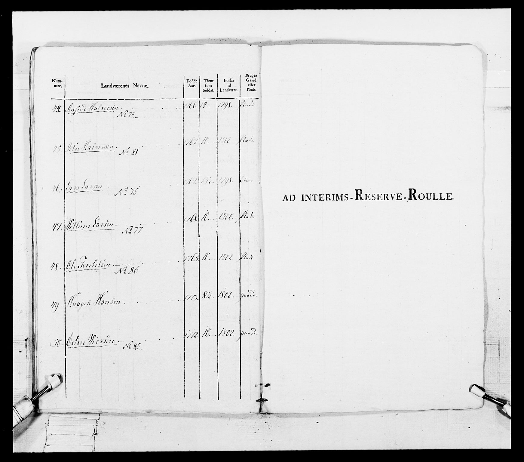 Generalitets- og kommissariatskollegiet, Det kongelige norske kommissariatskollegium, AV/RA-EA-5420/E/Eh/L0109: Vesterlenske nasjonale infanteriregiment, 1806, p. 78