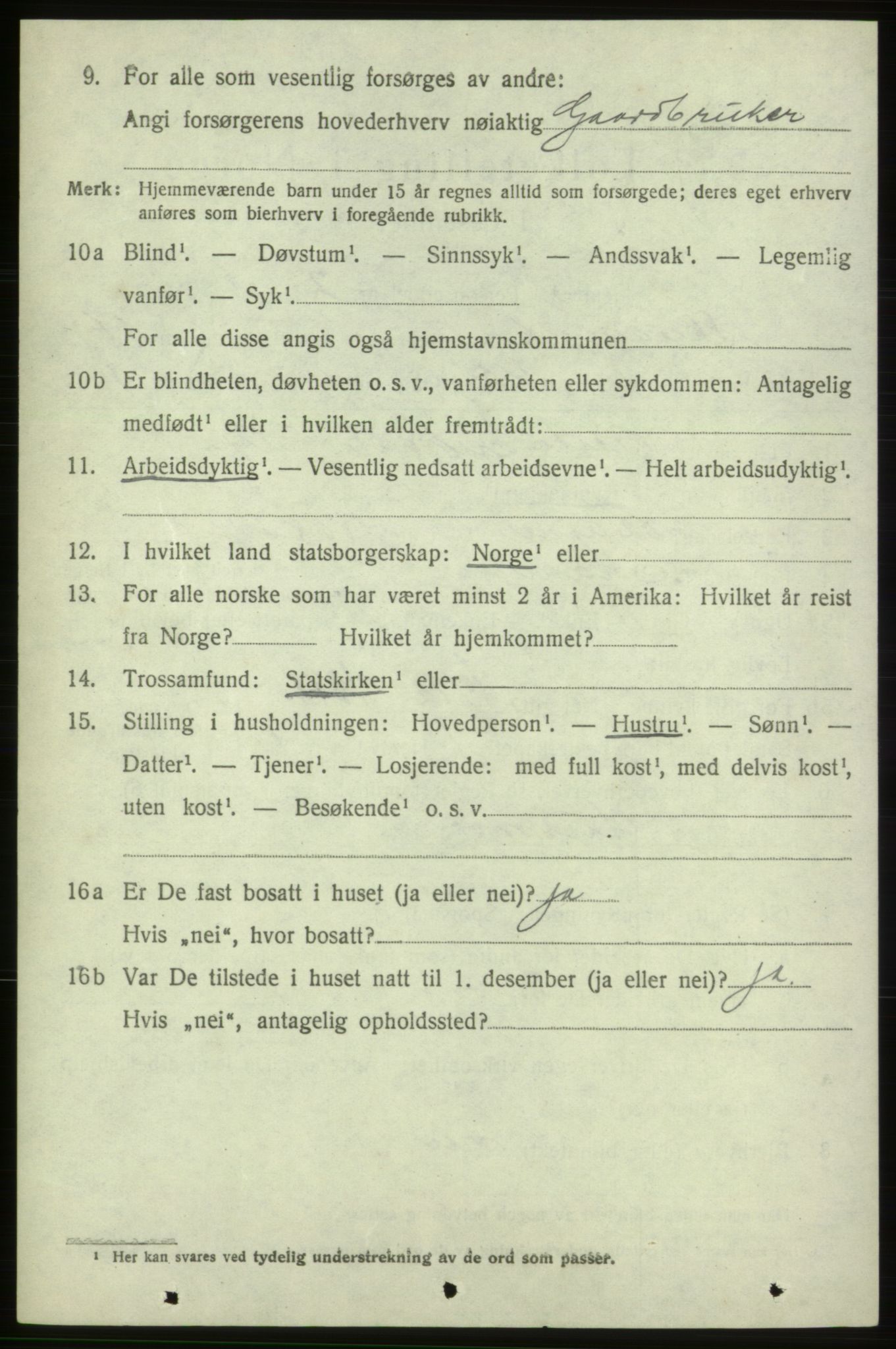 SAB, 1920 census for Skånevik, 1920, p. 3782