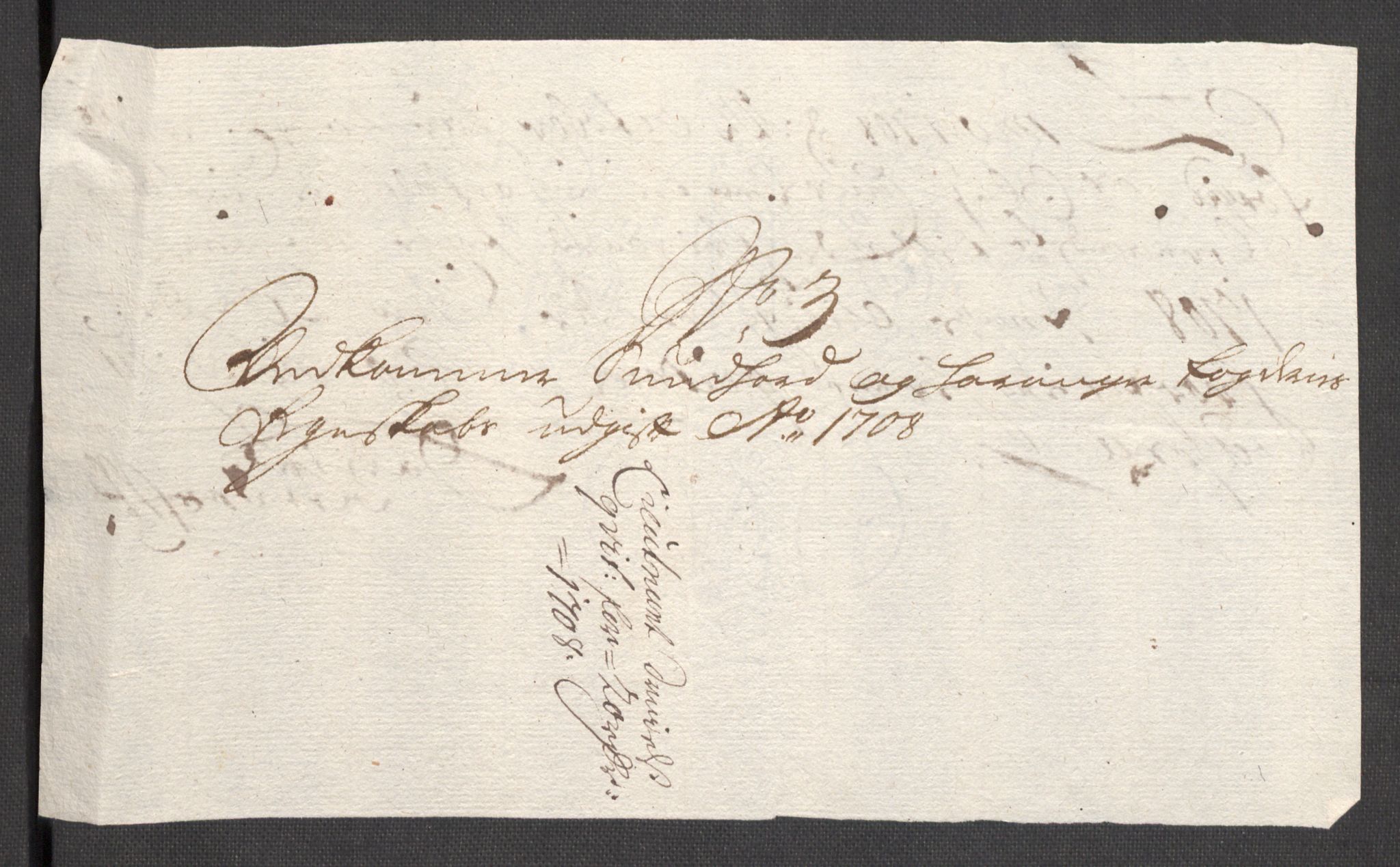 Rentekammeret inntil 1814, Reviderte regnskaper, Fogderegnskap, AV/RA-EA-4092/R48/L2985: Fogderegnskap Sunnhordland og Hardanger, 1708, p. 244