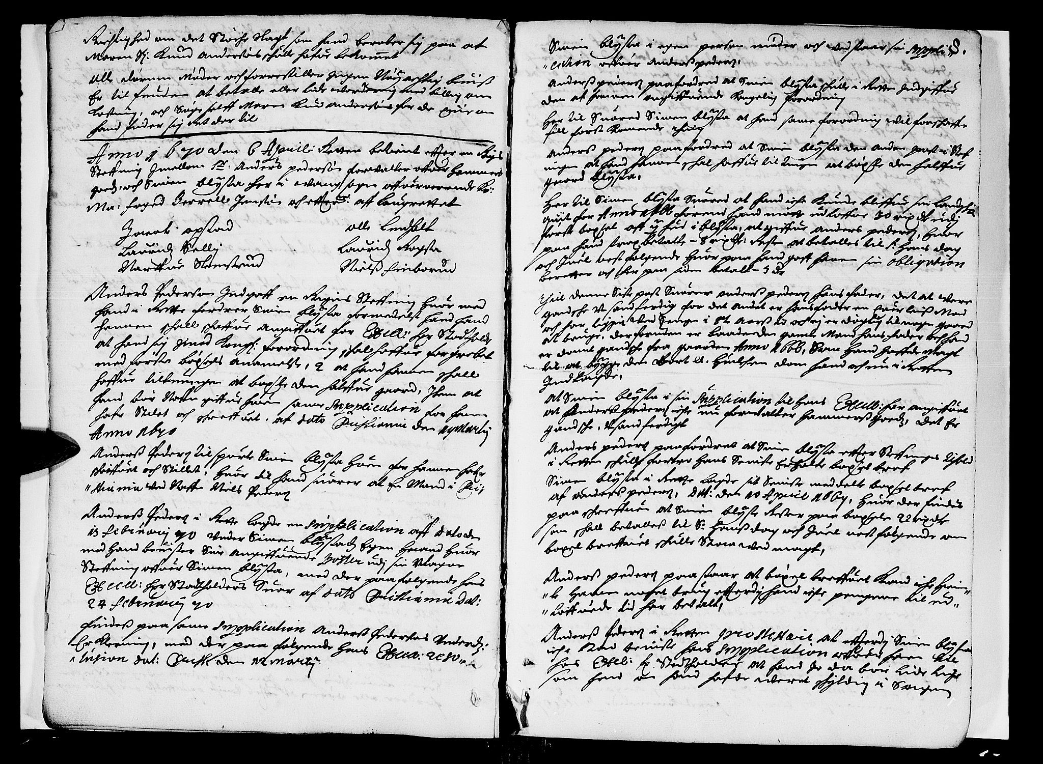Hedemarken sorenskriveri, AV/SAH-TING-034/G/Gb/L0006: Tingbok, 1670, p. 7b-8a
