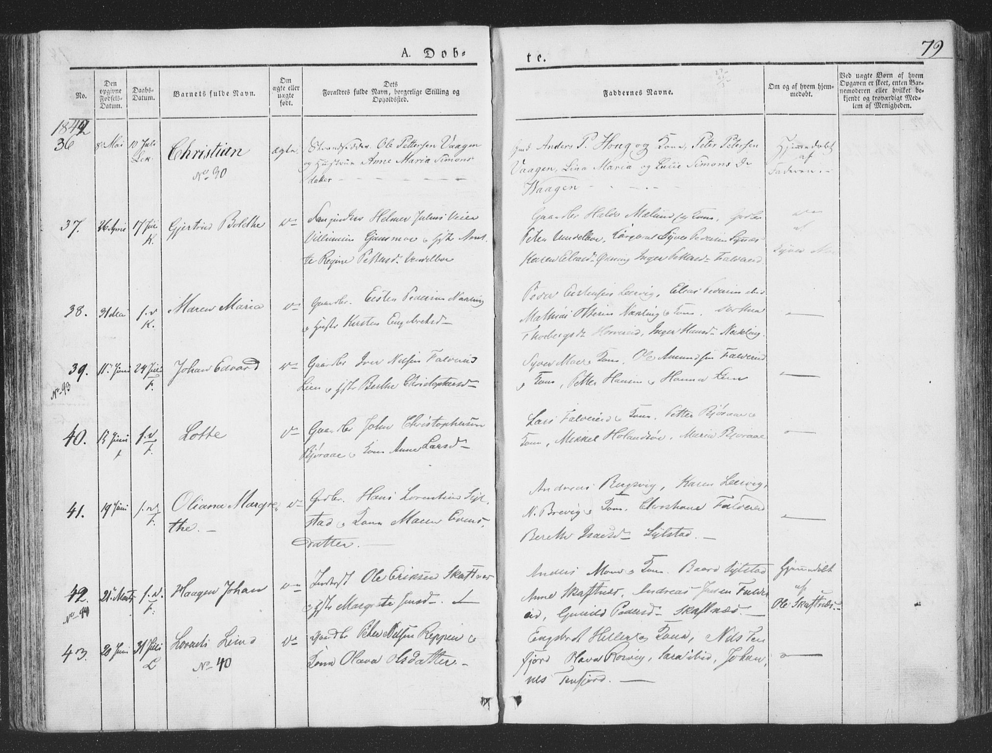 Ministerialprotokoller, klokkerbøker og fødselsregistre - Nord-Trøndelag, AV/SAT-A-1458/780/L0639: Parish register (official) no. 780A04, 1830-1844, p. 79