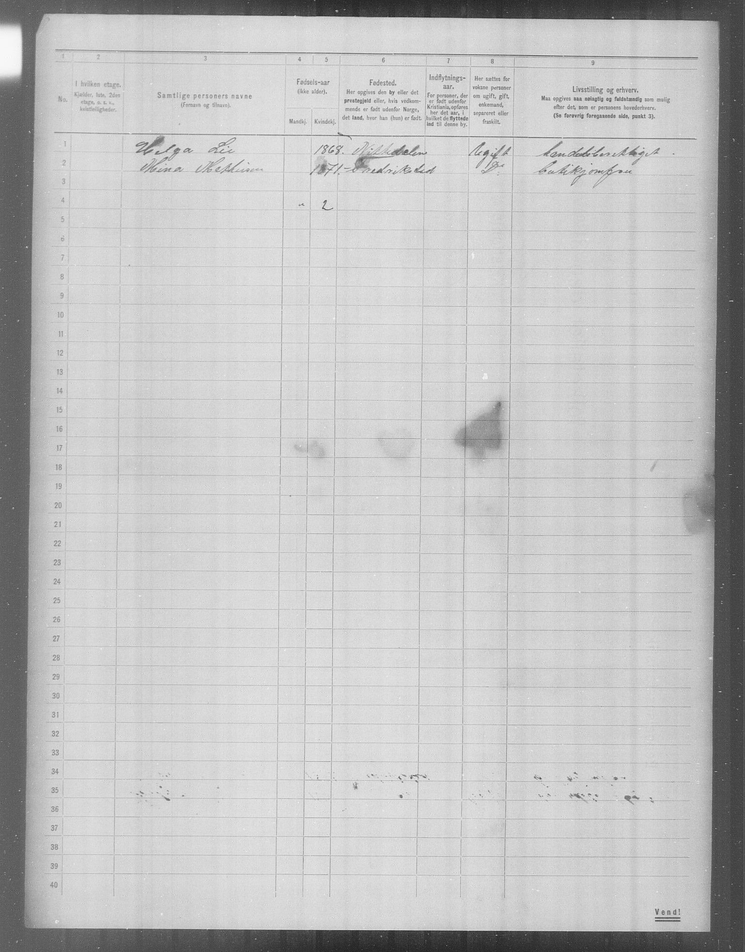 OBA, Municipal Census 1904 for Kristiania, 1904, p. 24551