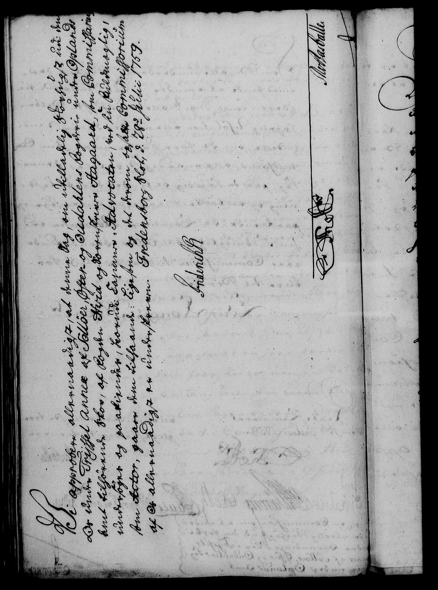 Rentekammeret, Kammerkanselliet, RA/EA-3111/G/Gf/Gfa/L0041: Norsk relasjons- og resolusjonsprotokoll (merket RK 52.41), 1759, p. 464