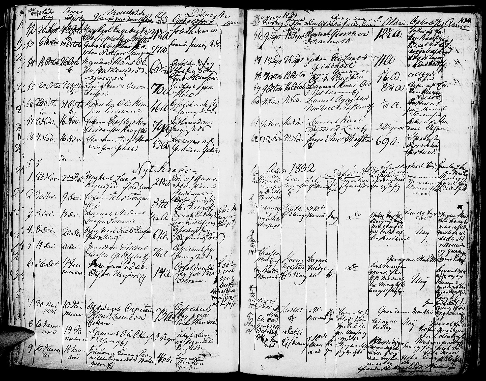 Vang prestekontor, Hedmark, SAH/PREST-008/H/Ha/Haa/L0009: Parish register (official) no. 9, 1826-1841, p. 434