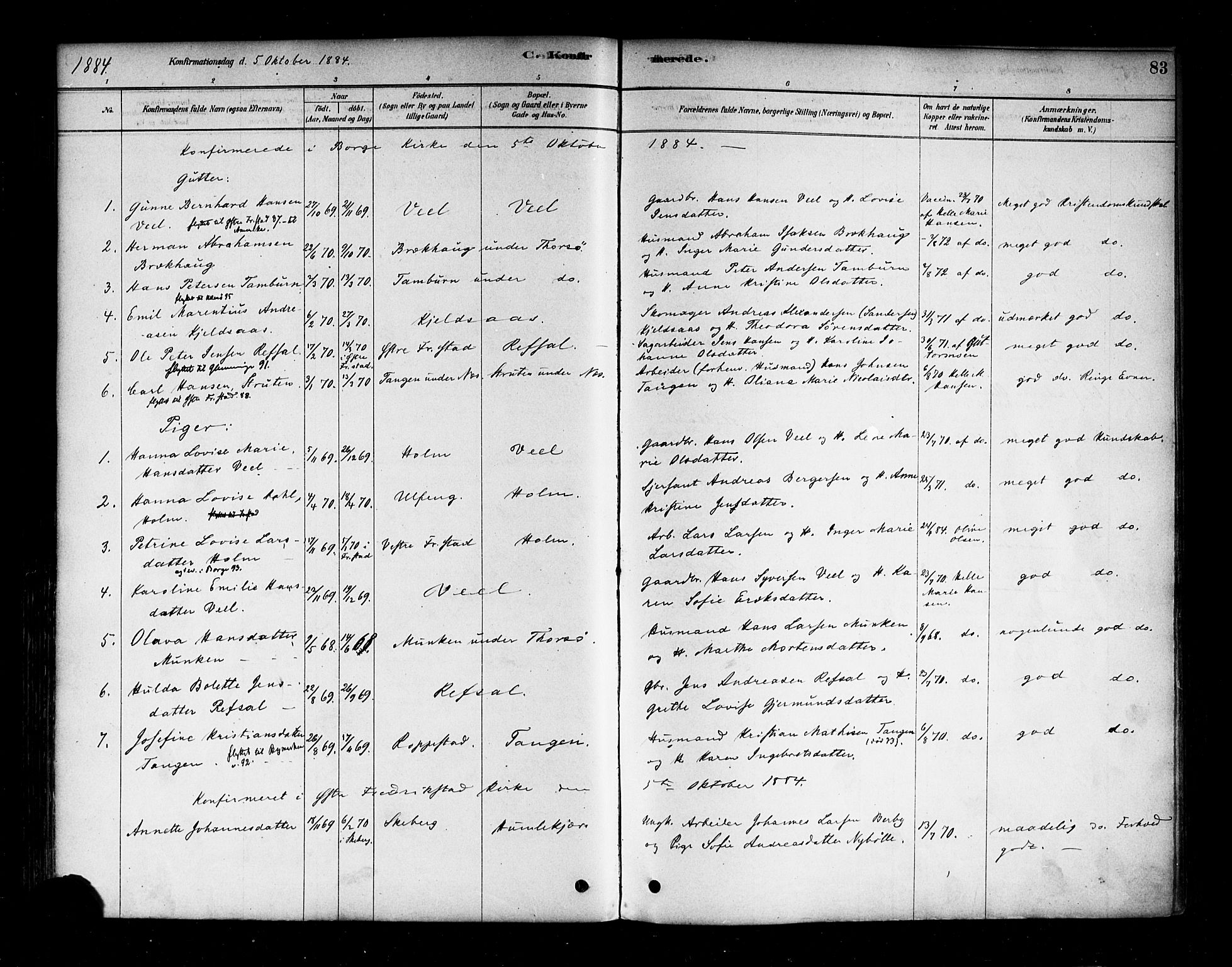 Borge prestekontor Kirkebøker, SAO/A-10903/F/Fb/L0003: Parish register (official) no. II 3, 1878-1902, p. 83