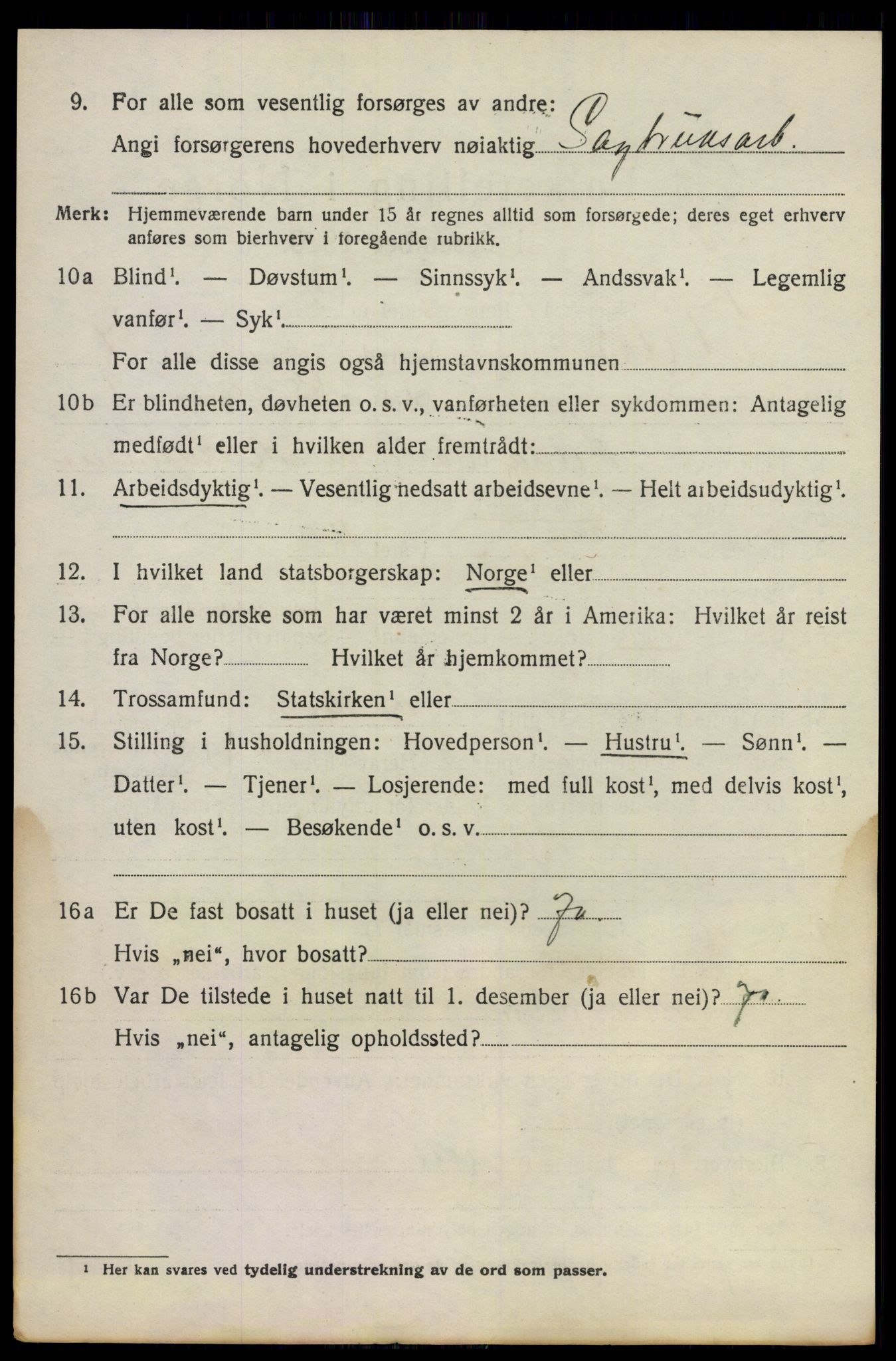 SAO, 1920 census for Fet, 1920, p. 8325