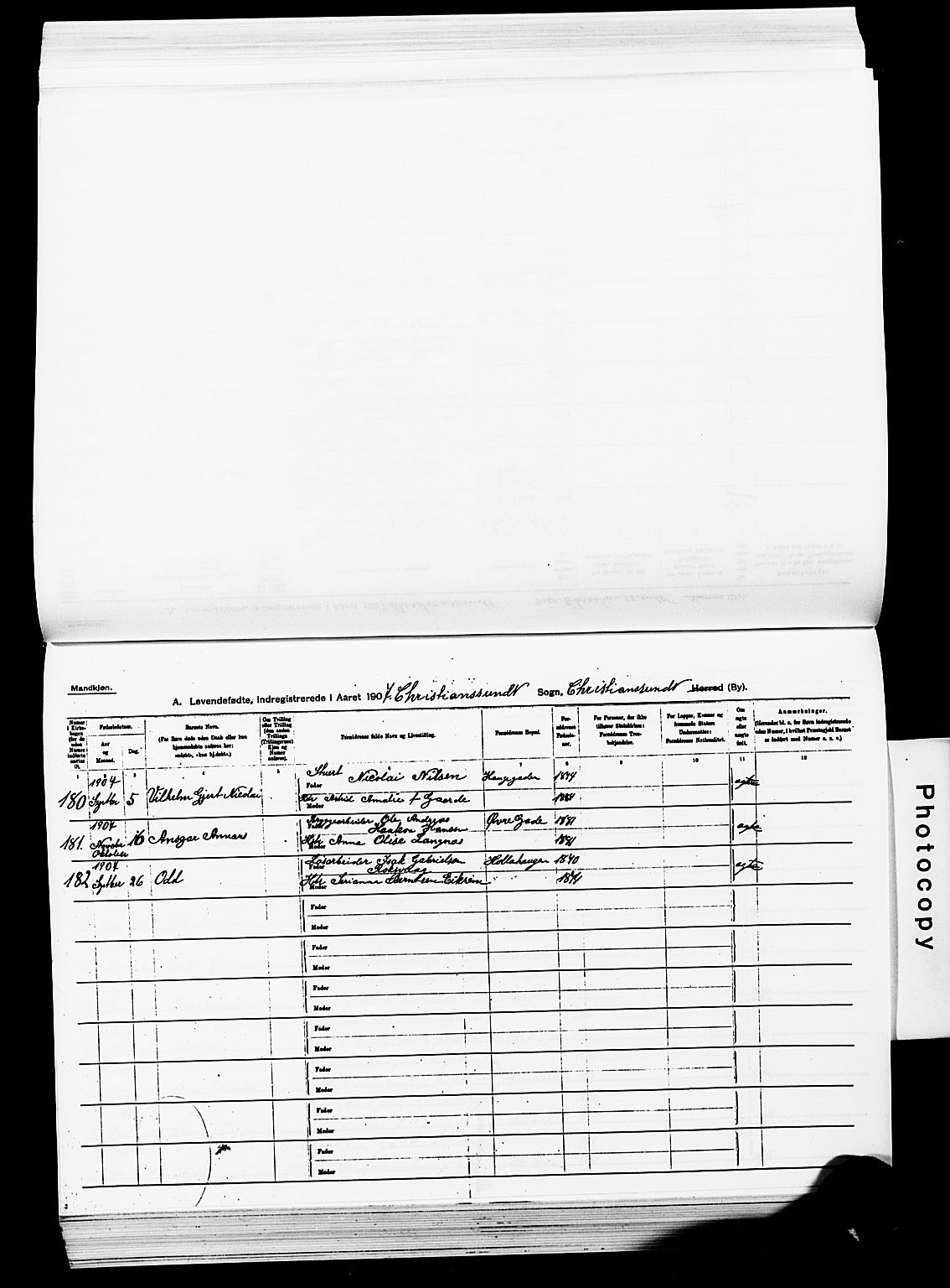 Ministerialprotokoller, klokkerbøker og fødselsregistre - Møre og Romsdal, AV/SAT-A-1454/572/L0858: Parish register (official) no. 572D02, 1903-1912