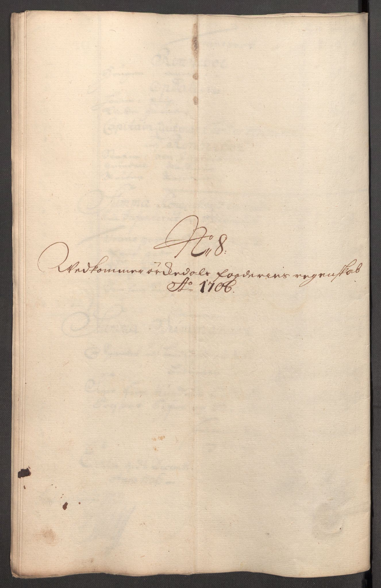 Rentekammeret inntil 1814, Reviderte regnskaper, Fogderegnskap, AV/RA-EA-4092/R60/L3956: Fogderegnskap Orkdal og Gauldal, 1706, p. 132