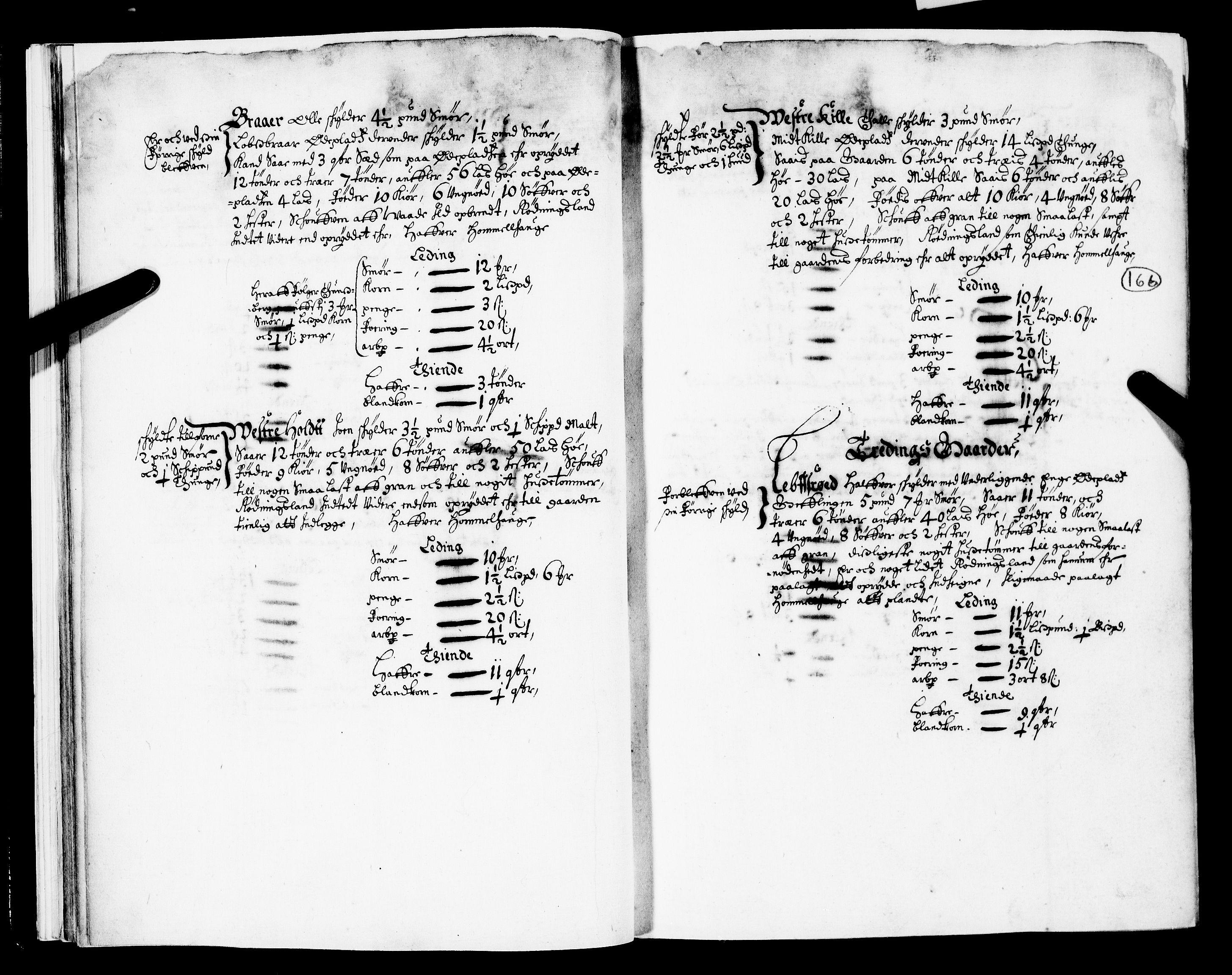 Rentekammeret inntil 1814, Realistisk ordnet avdeling, AV/RA-EA-4070/N/Nb/Nba/L0020: Tønsberg len, 2. del, 1668, p. 165b-166a