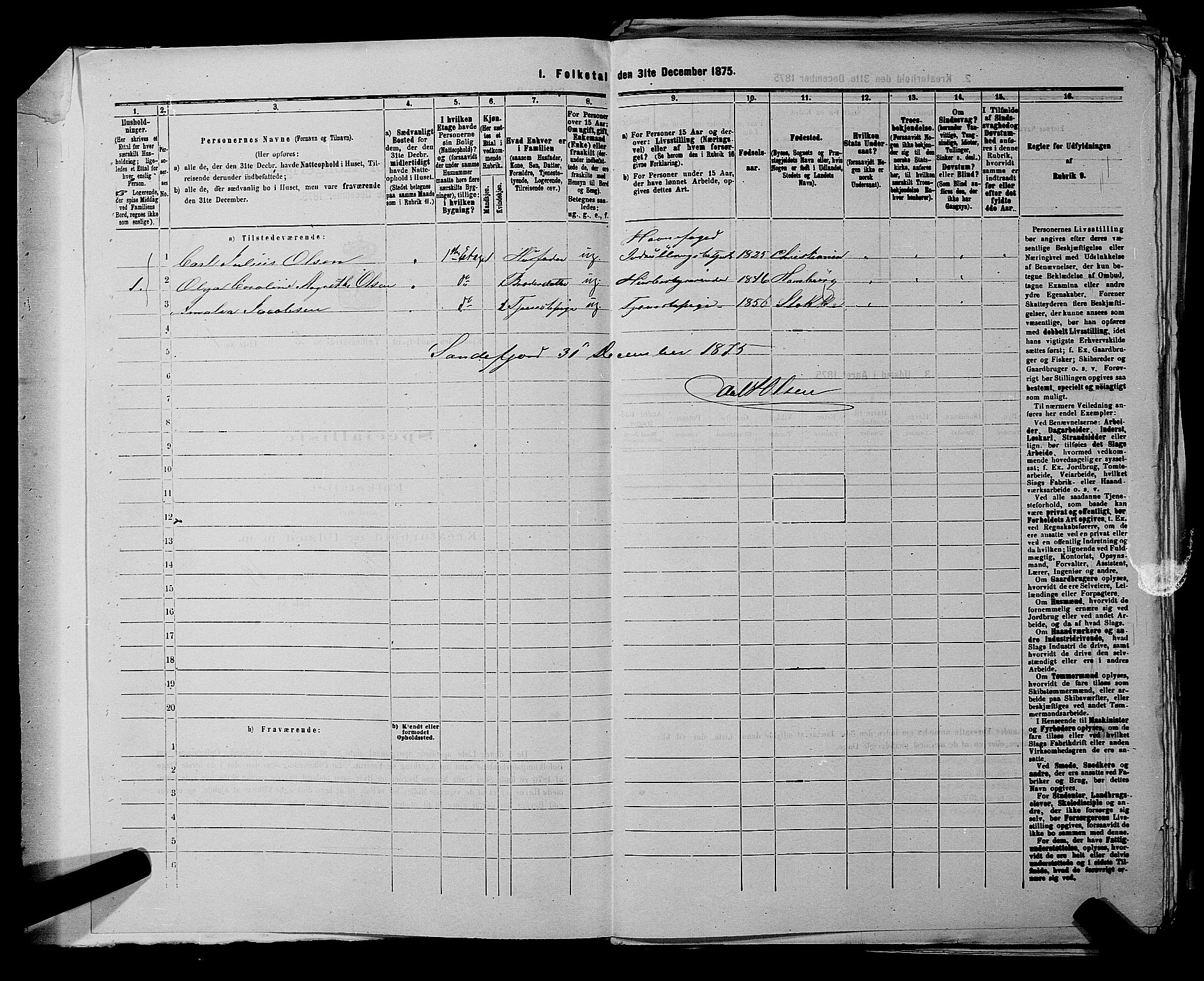 SAKO, 1875 census for 0706B Sandeherred/Sandefjord, 1875, p. 183