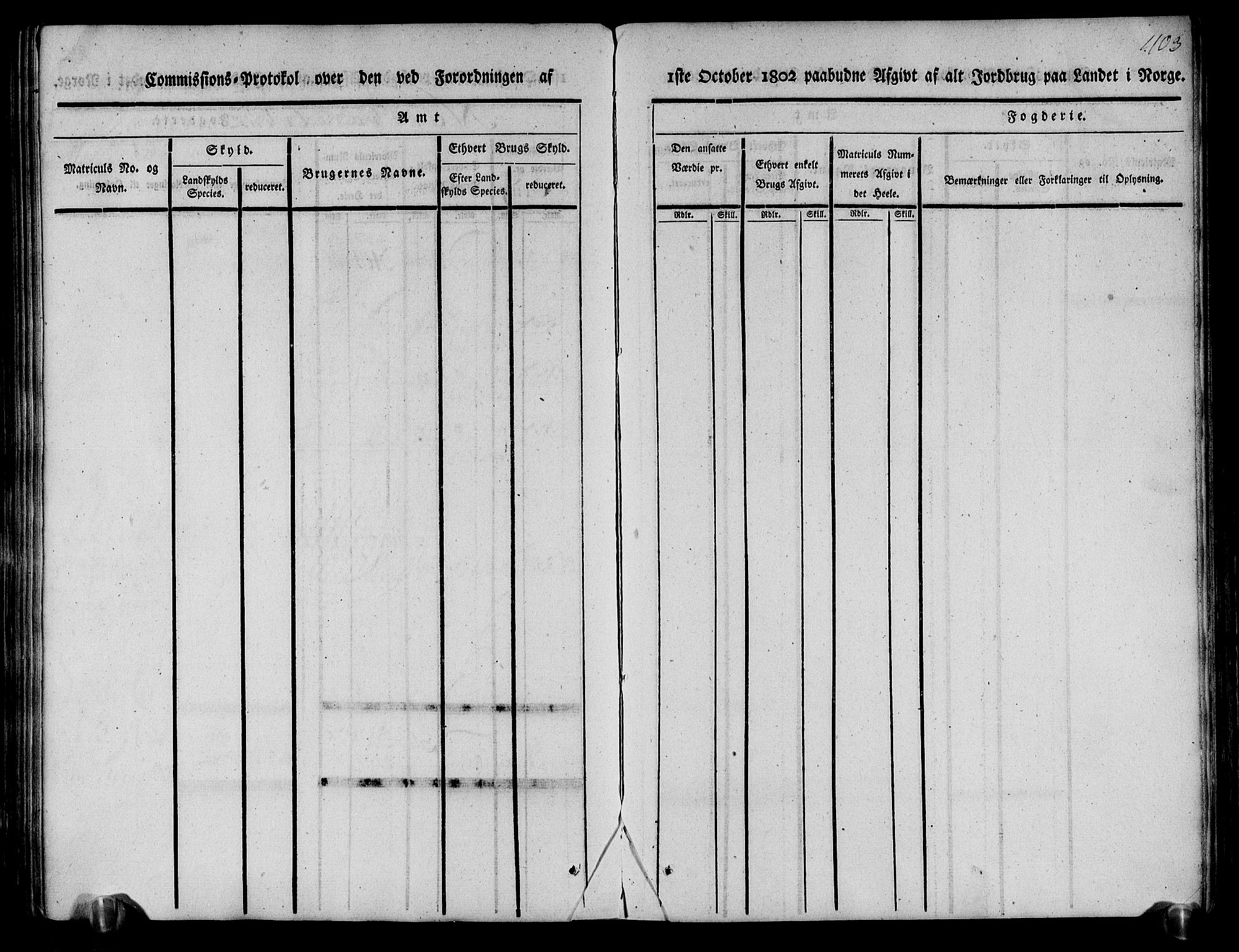 Rentekammeret inntil 1814, Realistisk ordnet avdeling, AV/RA-EA-4070/N/Ne/Nea/L0111: Nordhordland og Voss fogderi. Kommisjonsprotokoll for Nordhordland, 1803, p. 408