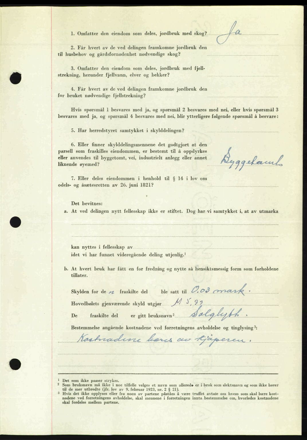 Romsdal sorenskriveri, AV/SAT-A-4149/1/2/2C: Mortgage book no. A31, 1949-1949, Diary no: : 3614/1949