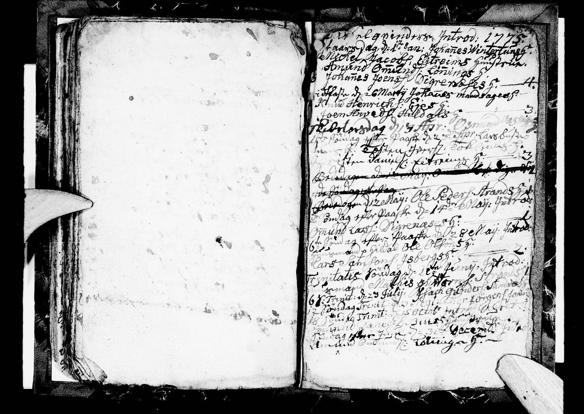 Odda Sokneprestembete, SAB/A-77201/H/Hab: Parish register (copy) no. A 1, 1775-1778, p. 82-83