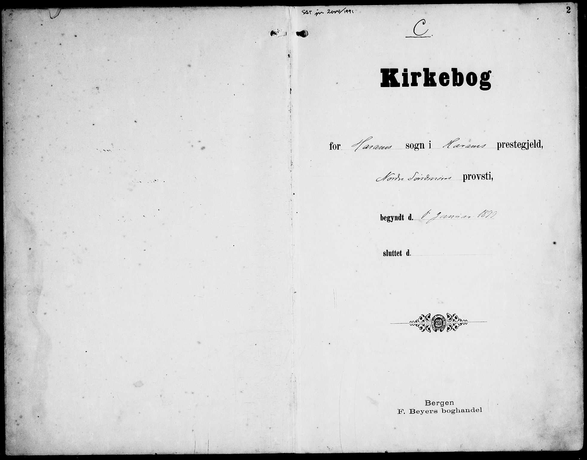 Ministerialprotokoller, klokkerbøker og fødselsregistre - Møre og Romsdal, AV/SAT-A-1454/536/L0511: Parish register (copy) no. 536C06, 1899-1944, p. 2