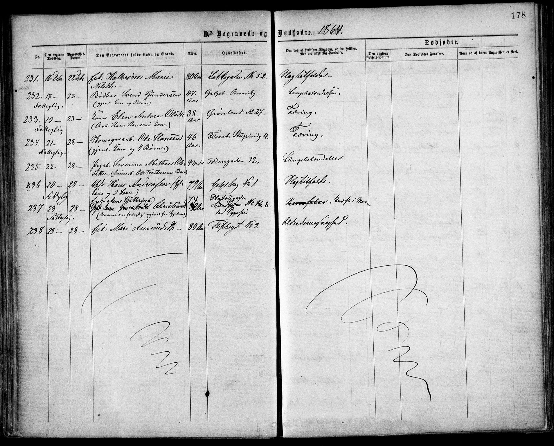 Grønland prestekontor Kirkebøker, AV/SAO-A-10848/F/Fa/L0003: Parish register (official) no. 3, 1862-1868, p. 178