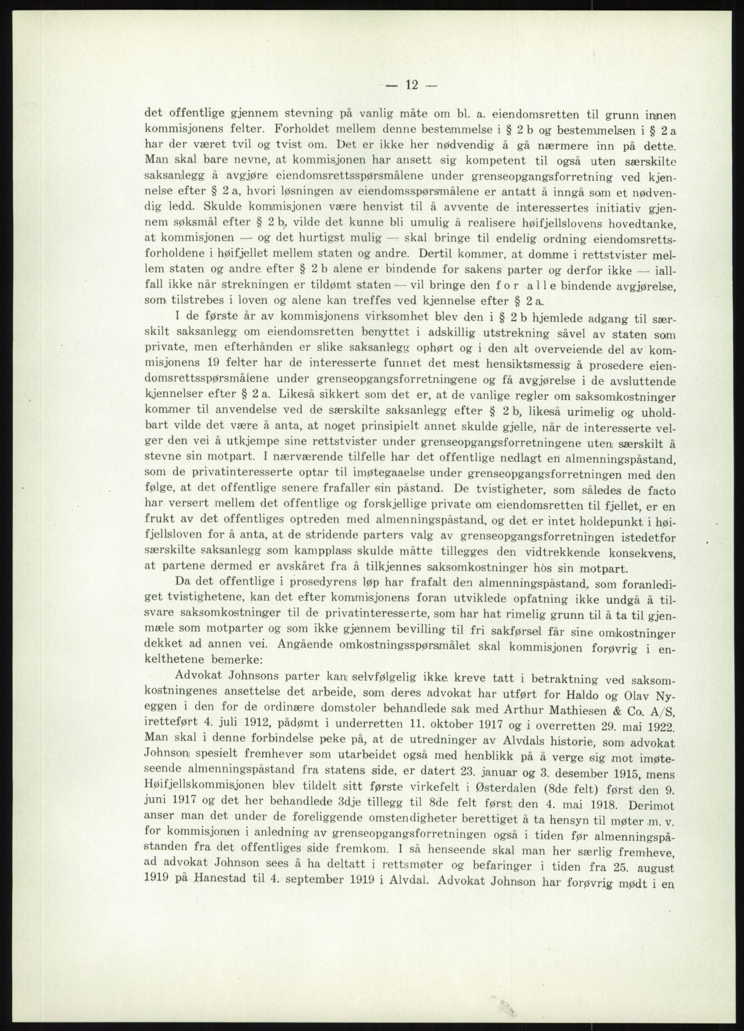 Høyfjellskommisjonen, AV/RA-S-1546/X/Xa/L0001: Nr. 1-33, 1909-1953, p. 3667