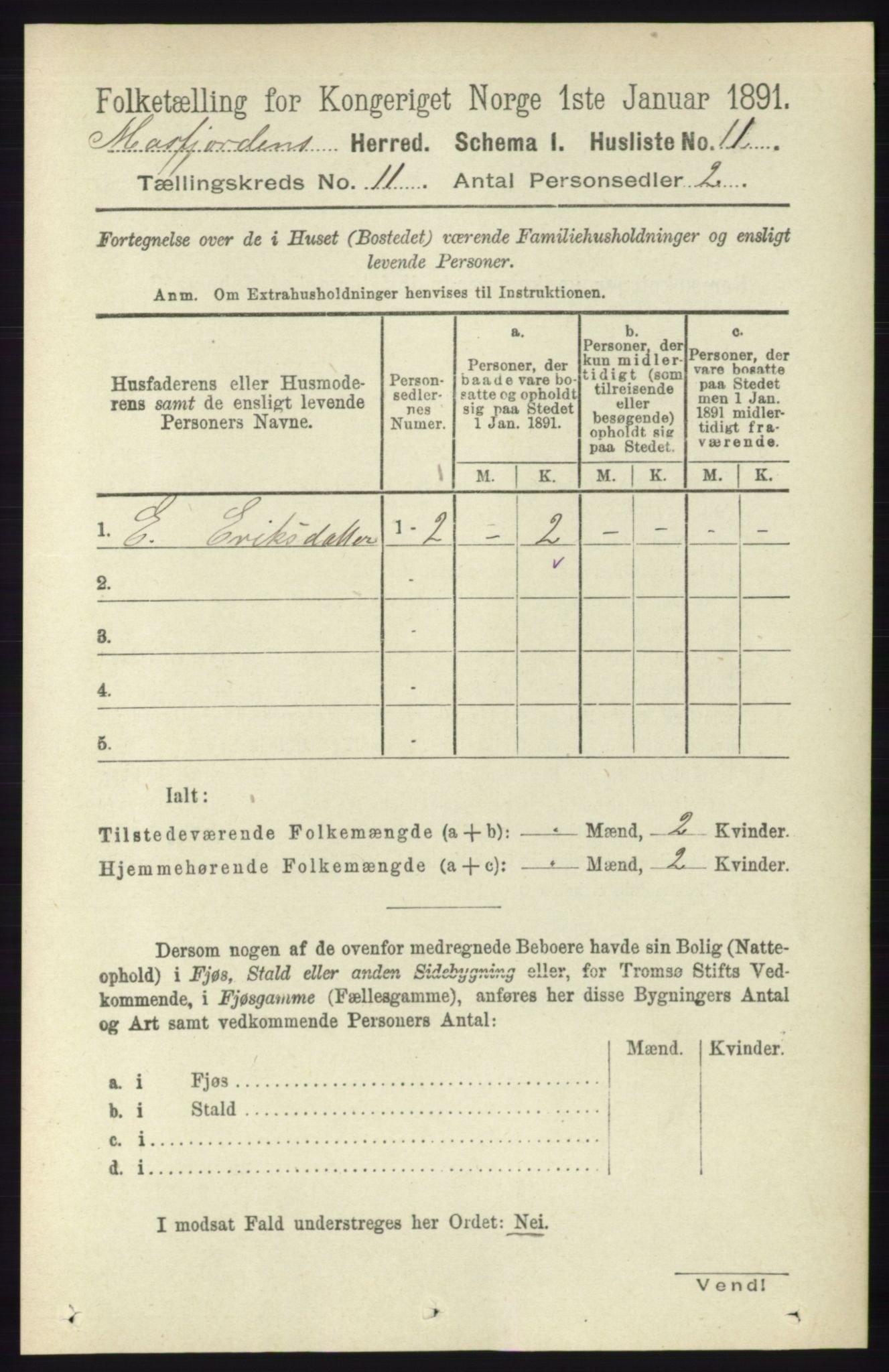 RA, 1891 census for 1266 Masfjorden, 1891, p. 2253