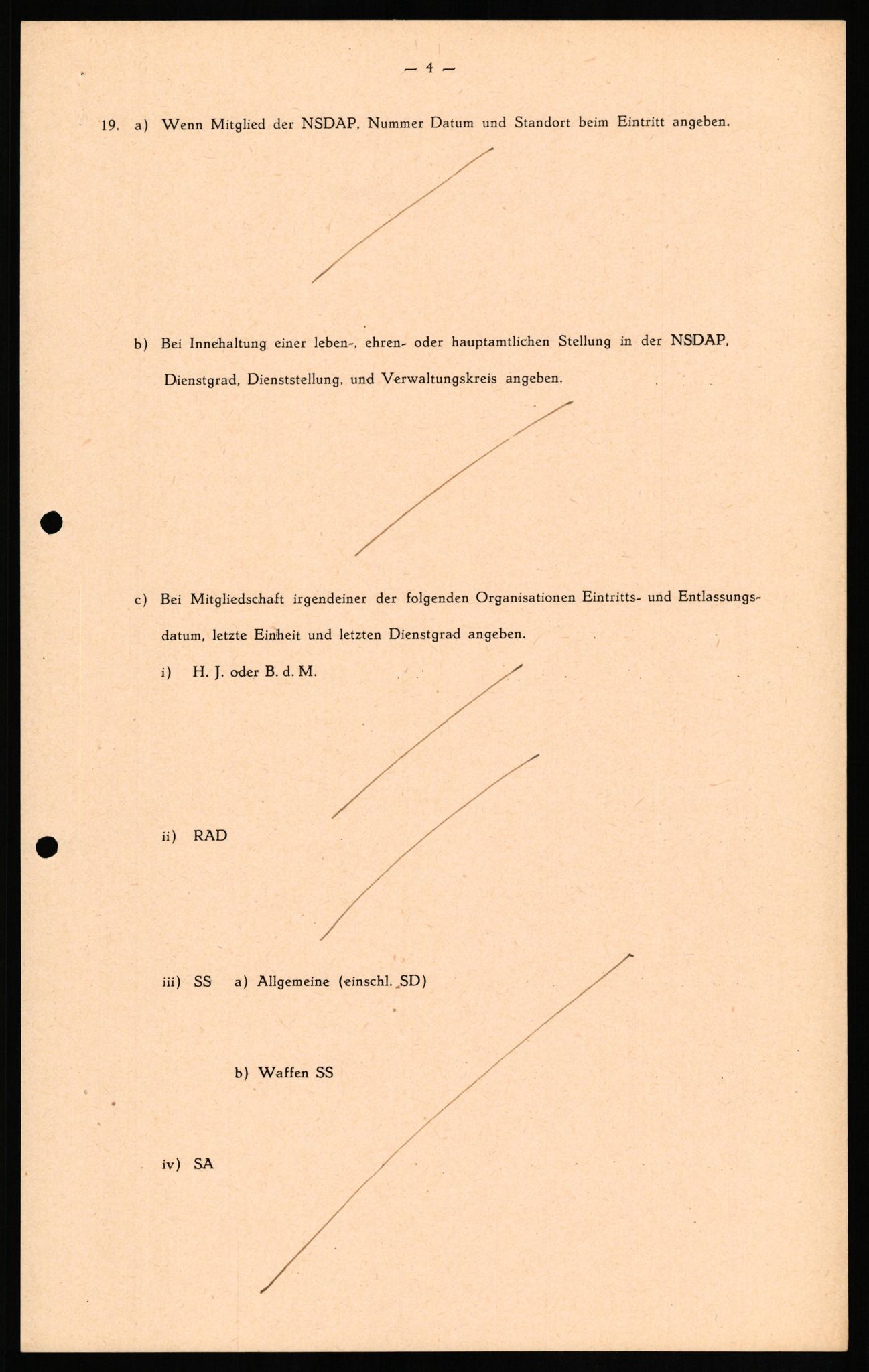 Forsvaret, Forsvarets overkommando II, RA/RAFA-3915/D/Db/L0020: CI Questionaires. Tyske okkupasjonsstyrker i Norge. Tyskere., 1945-1946, p. 161