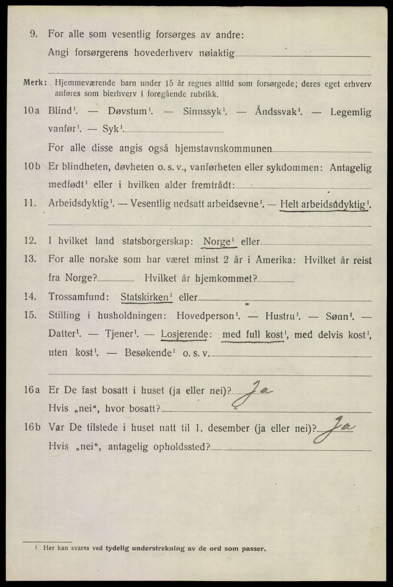 SAKO, 1920 census for Andebu, 1920, p. 1823