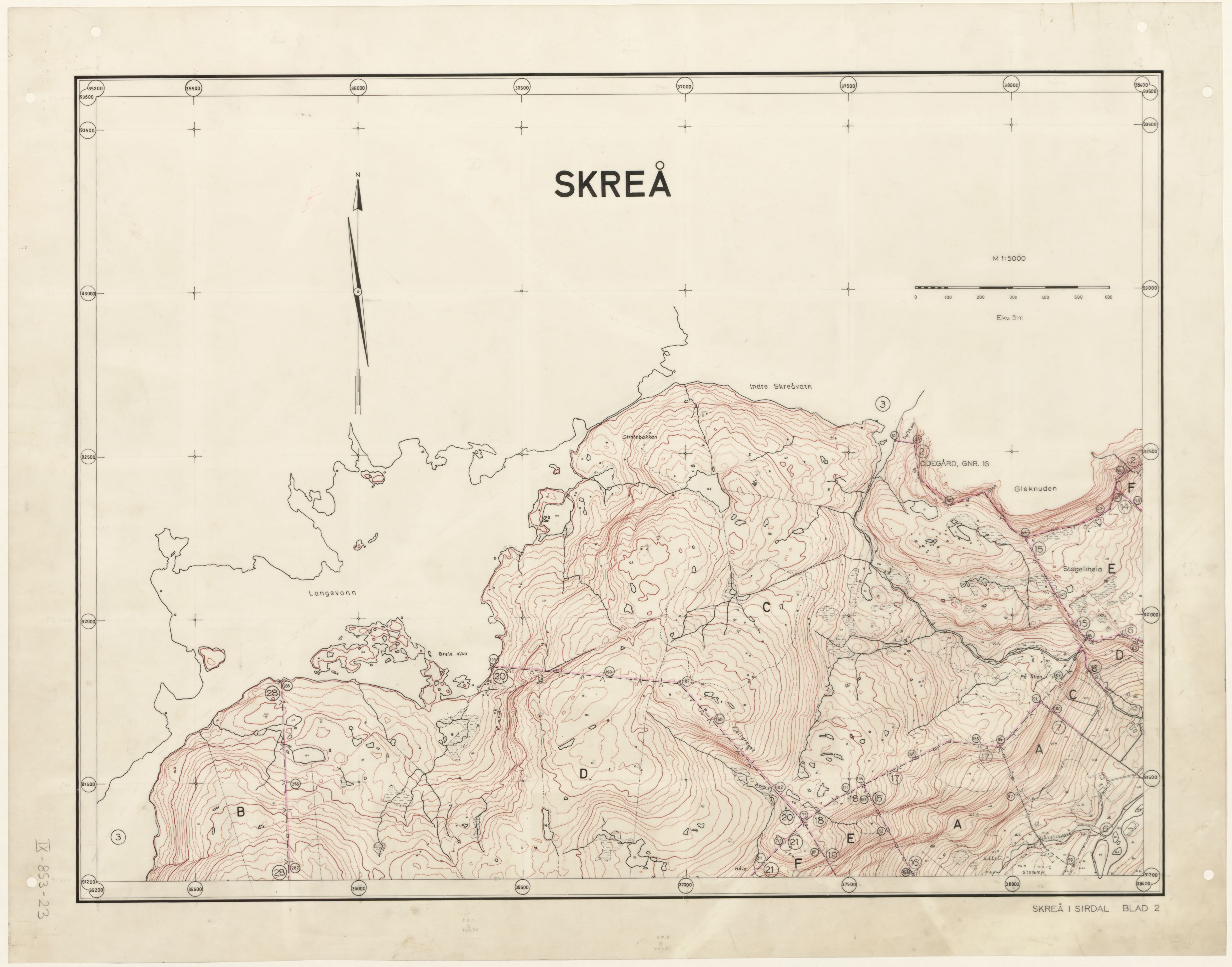 Jordskifteverkets kartarkiv, RA/S-3929/T, 1859-1988, p. 1116