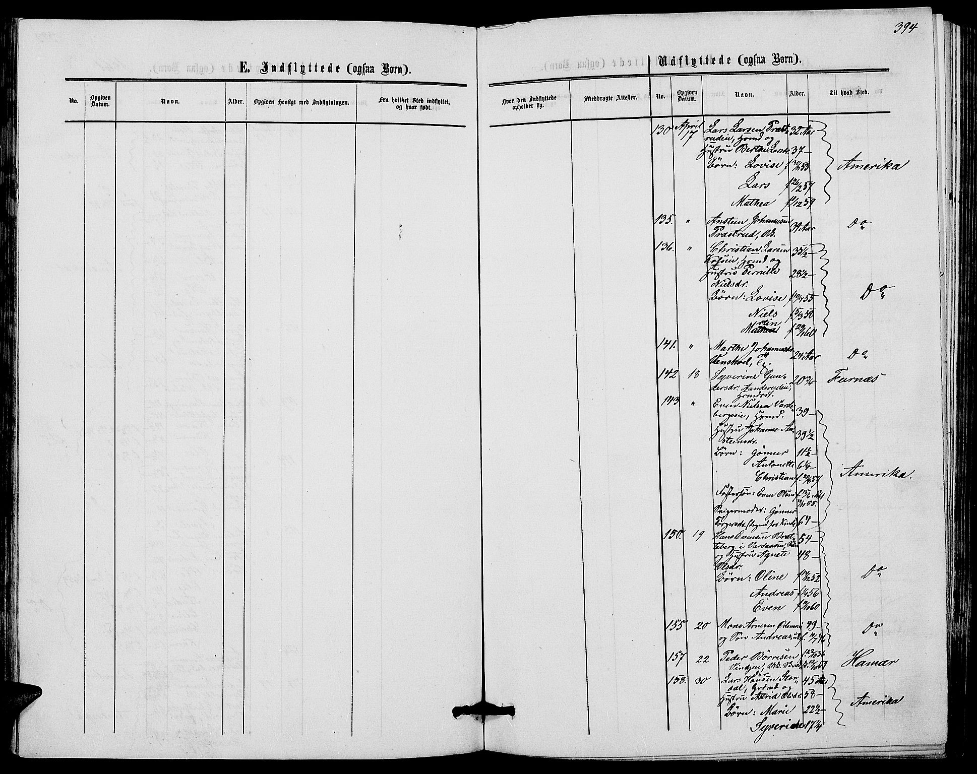 Ringsaker prestekontor, AV/SAH-PREST-014/L/La/L0007: Parish register (copy) no. 7, 1861-1869, p. 394